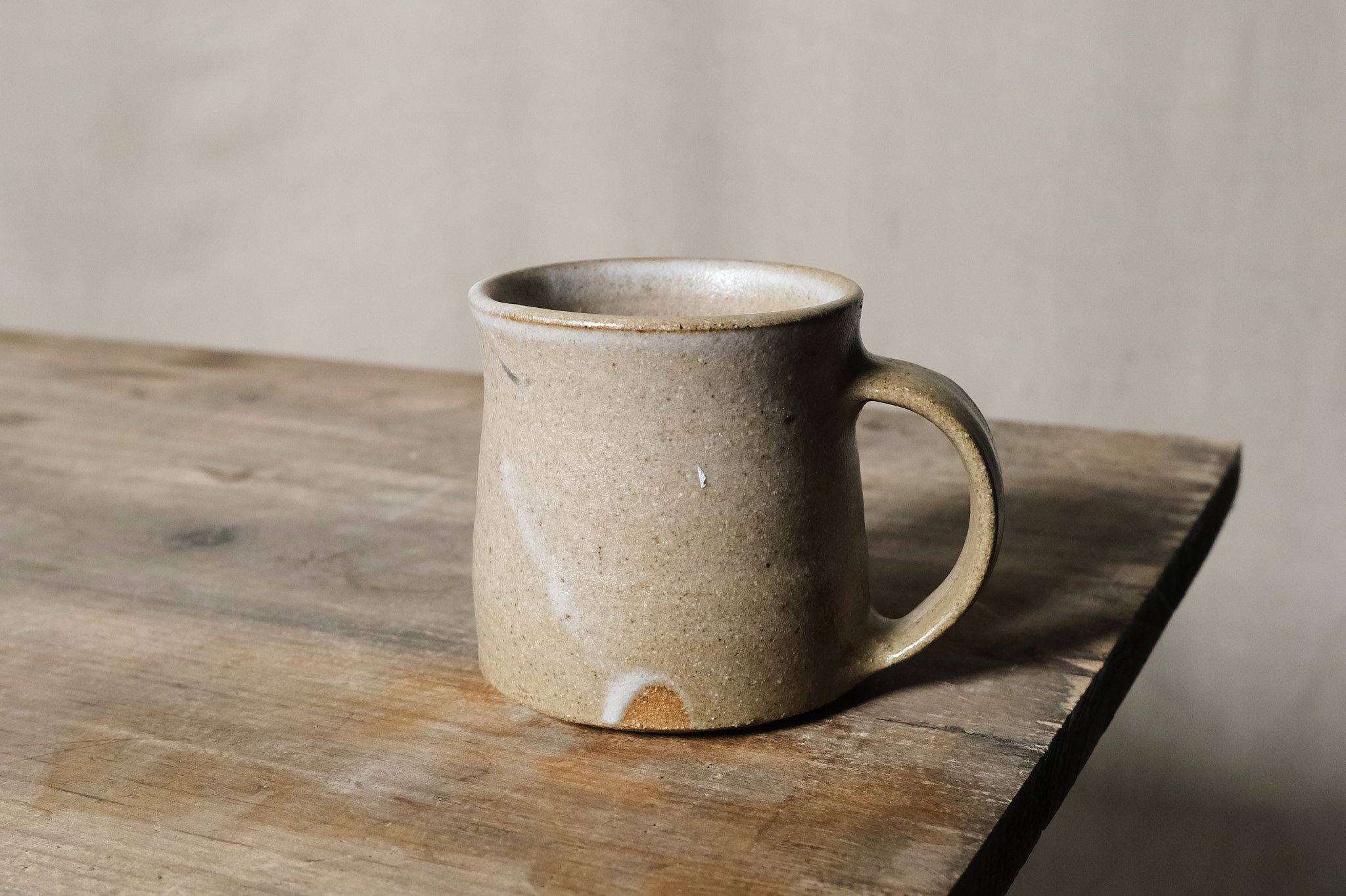 Handmade Beige Ceramic Mug – Perfect for Coffee, Tea & Hot Drinks – Cozy Home & Office Use