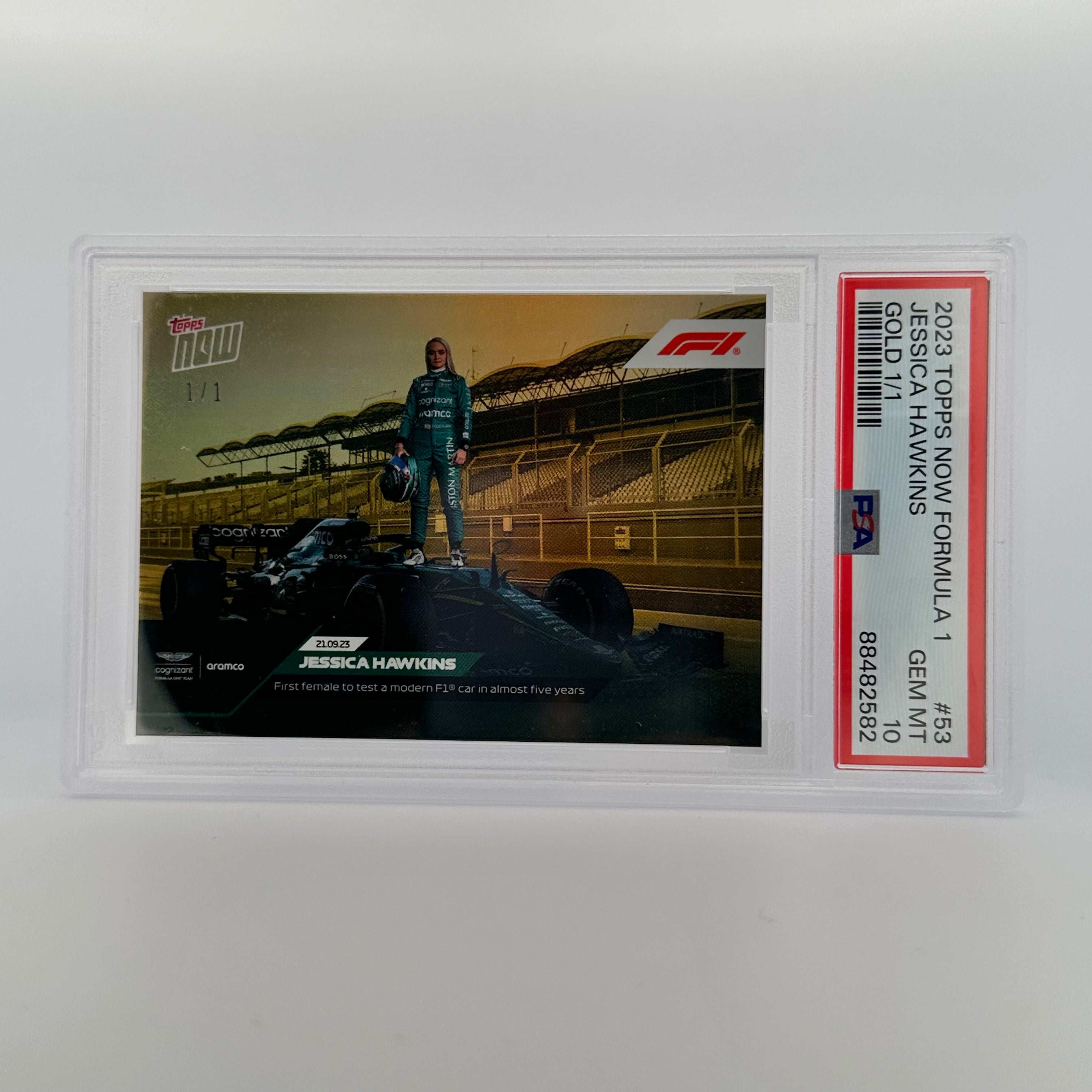 2023 Topps Now Jessica Hawkins #53 Gold PSA 10 Graded Baseball Card - Perfect for Collectors, Sports Memorabilia Displays & Investment