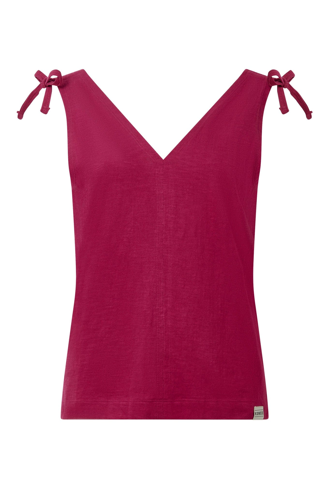 Celia Women's Organic Cotton T-Shirt - Soft Breathable Short Sleeve Top in Berry Color | Perfect for Casual Wear, Yoga & Summer Outfits