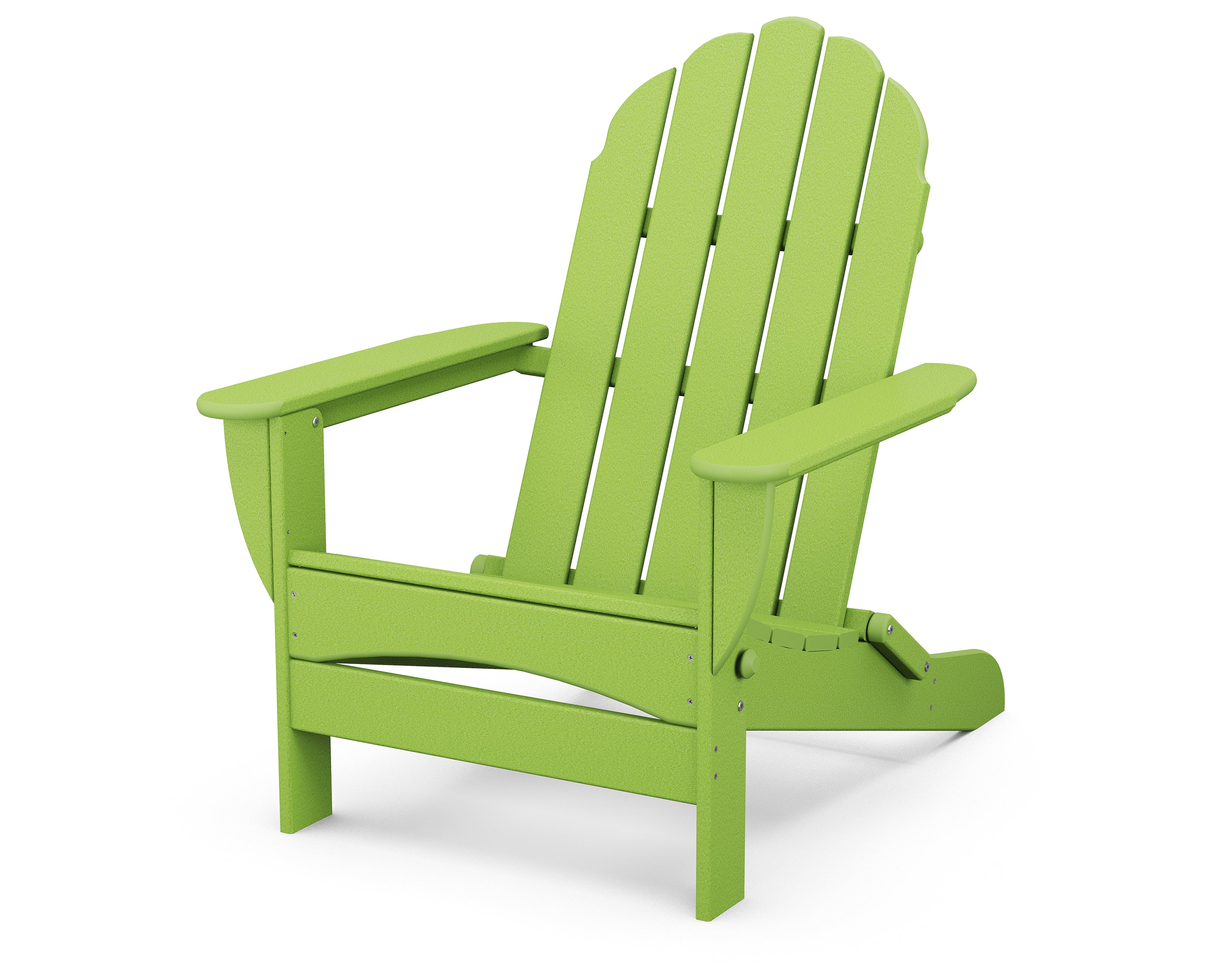 POLYWOOD Classic Oversized Folding Adirondack Chair - Durable Outdoor Furniture for Patio, Poolside & Garden - Weather-Resistant Recycled Plastic Material - Comfortable Lounge Seating for Backyard, Deck & Porch