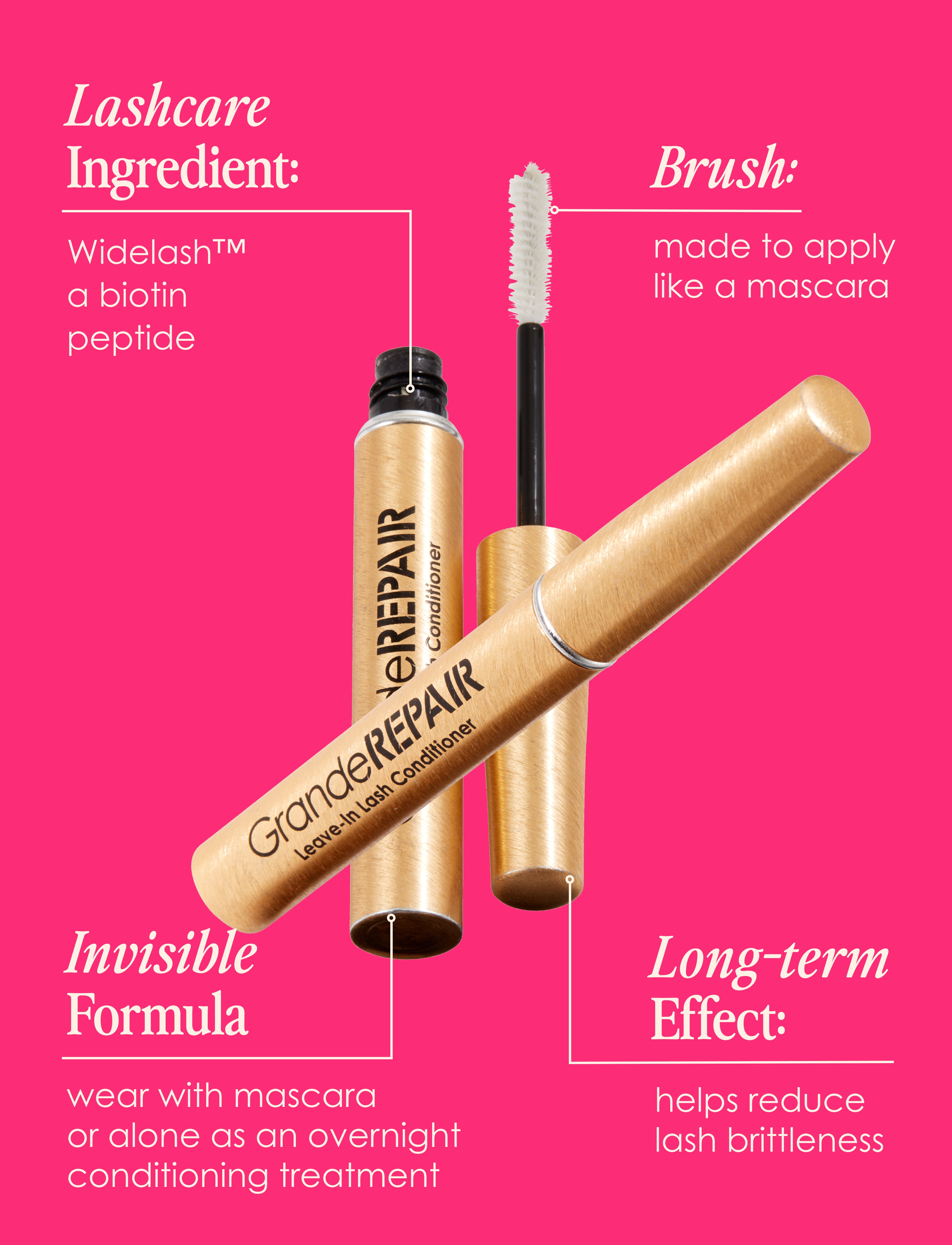 GrandeLASH-MD Leave-In Lash Conditioner for Longer, Thicker Lashes - Eyelash Growth Serum for Natural Lash Enhancement, Perfect for Daily Use & Special Occasions