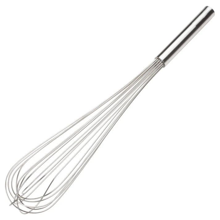 Winco 22 French Whip FN 22 - Professional Stainless Steel Kitchen Whisk for Baking, Cooking & Mixing - Perfect for Eggs, Sauces, Batters & Creams