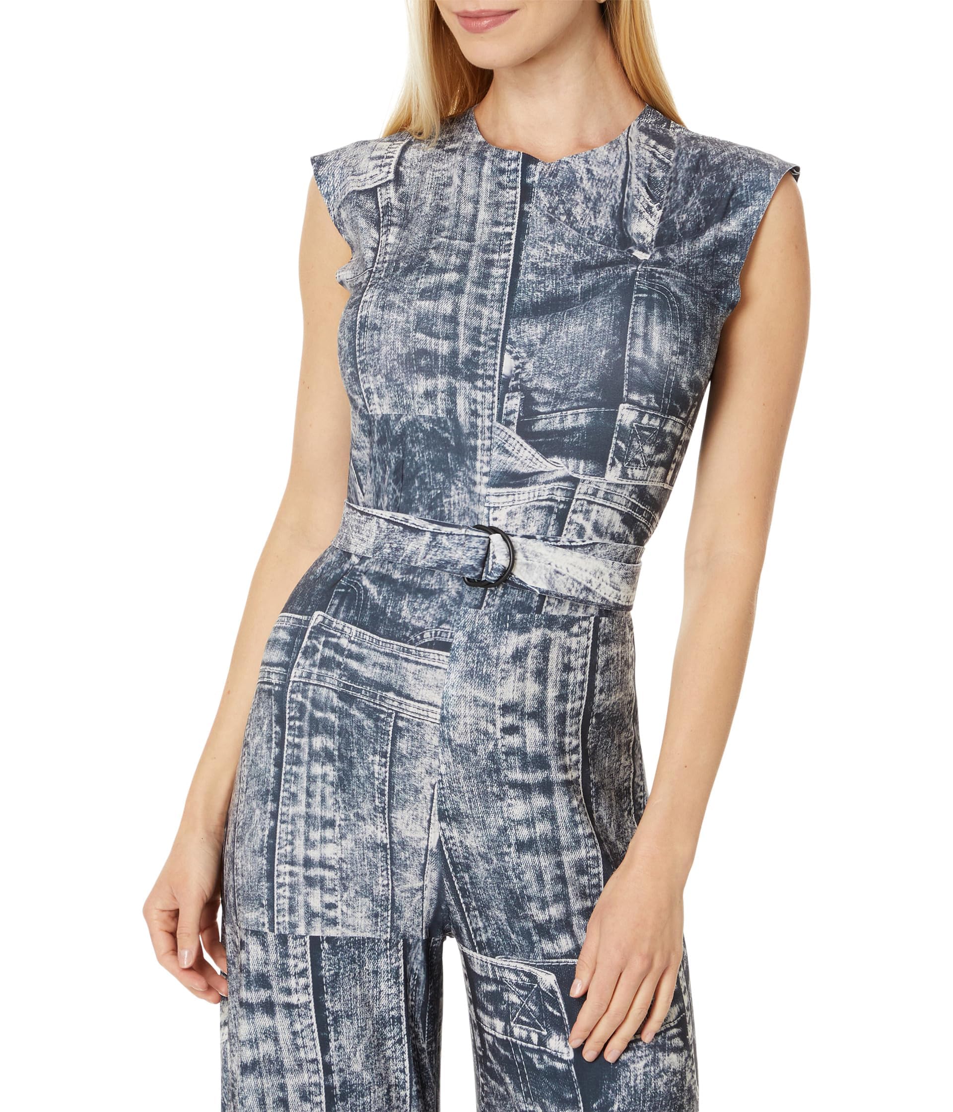 Norma Kamali Women's Sleeveless Jumpsuit - Stylish One-Piece Romper for Summer, Casual Wear & Beach Outfits | Perfect for Vacations, Parties & Date Nights