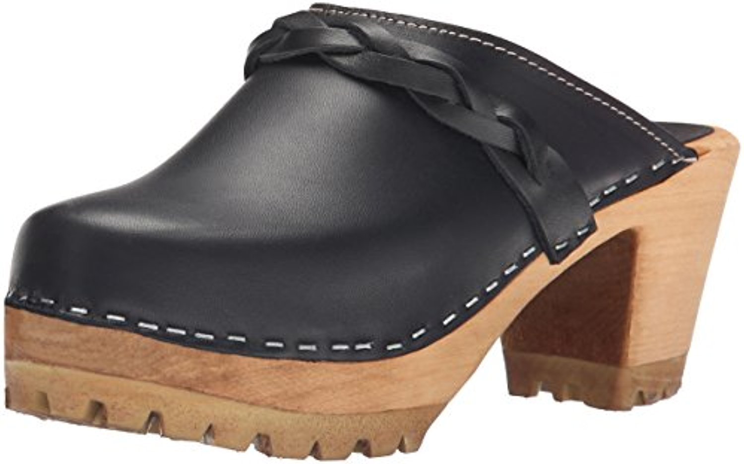 Mia Women's Elsa Clog Sandals & Premium Shoe Cleaning Cloth Bundle - Comfortable House Slippers for Indoor/Outdoor Use & Easy Footwear Maintenance