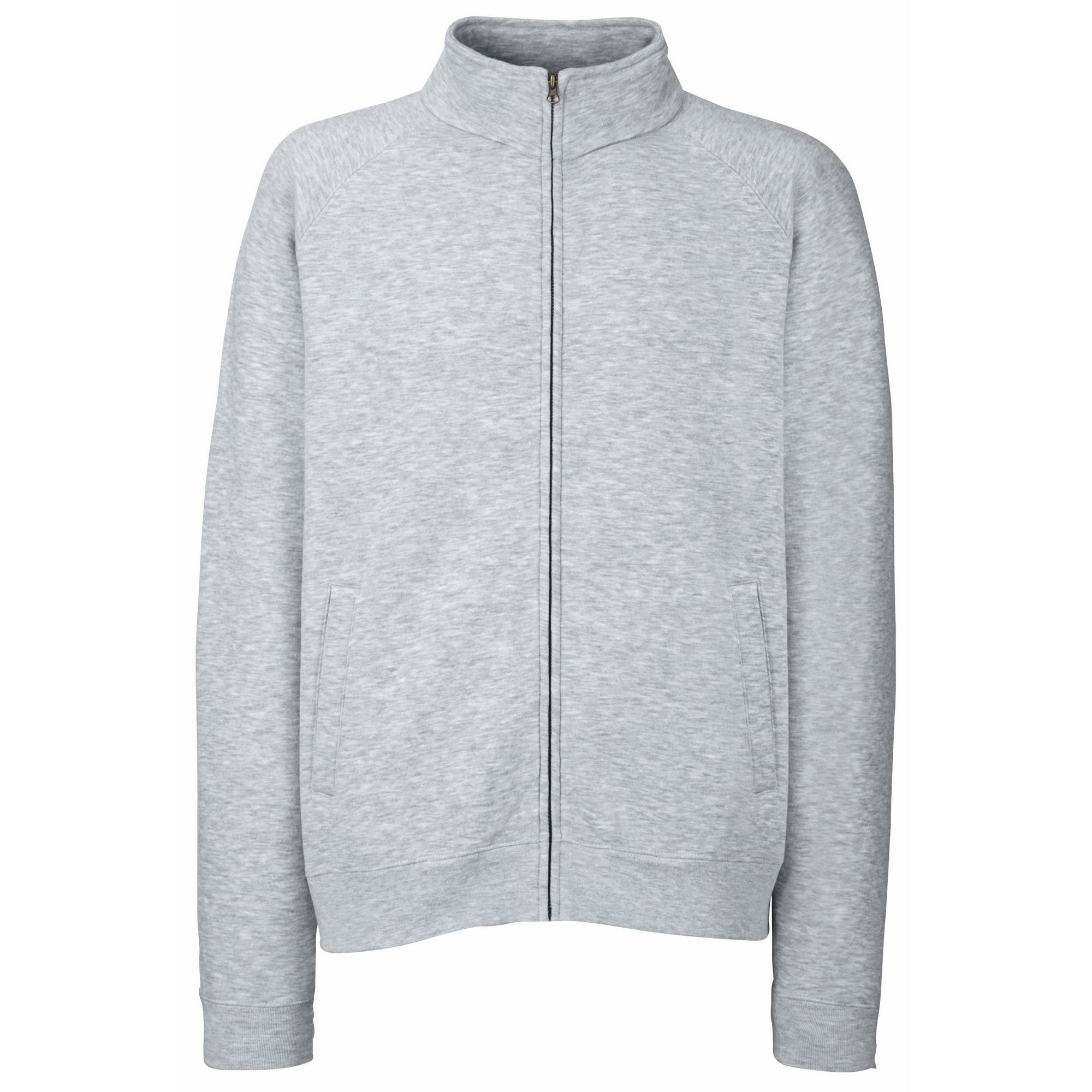 Fruit of the Loom Men's Sweat Jacket - Lightweight Fleece Pullover Hoodie for Casual Wear, Gym & Outdoor Activities