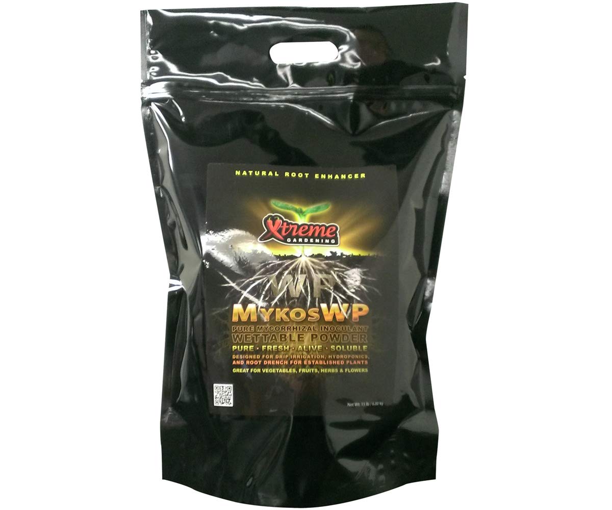 Xtreme Gardening Mykos WP Mycorrhizal Inoculant - 15 lbs. (721230) for Healthier Plants, Stronger Roots & Bigger Harvests - Ideal for Organic Gardening, Hydroponics & Soil Amendments