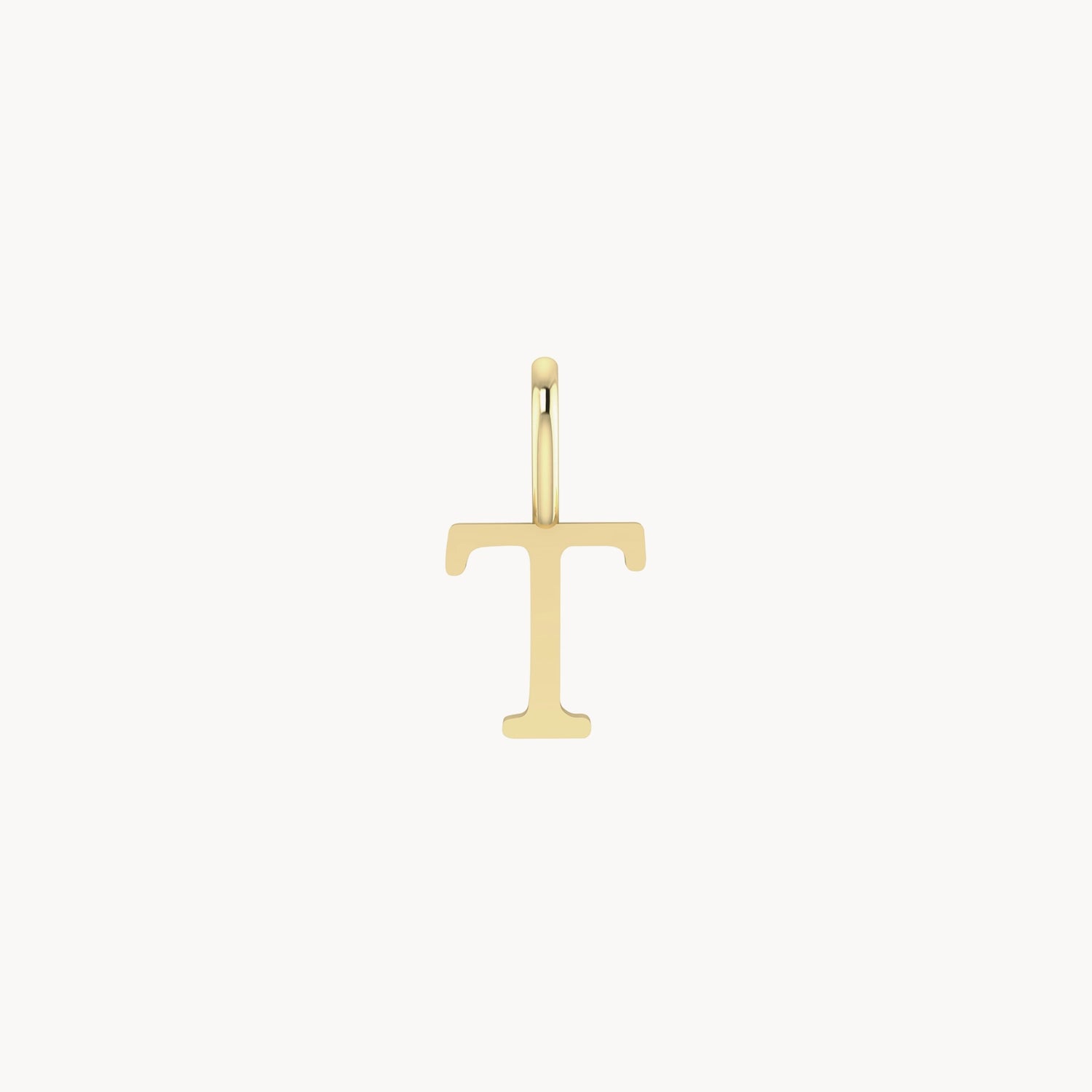 10K Yellow Gold Letter Charm - Personalized Initial Pendant for Necklaces & Bracelets - Perfect for Gifts, Birthdays, and Everyday Jewelry