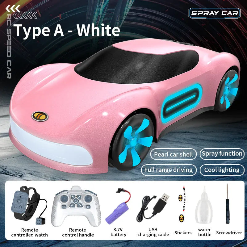 JJRC Q206 2.4GHz RC Car - Futuristic Concept Remote Control Vehicle with LED Lights & Music Play, Ready-to-Run (RTR) - Perfect for Indoor Racing, Kids Birthday Gifts & STEM Learning Toys