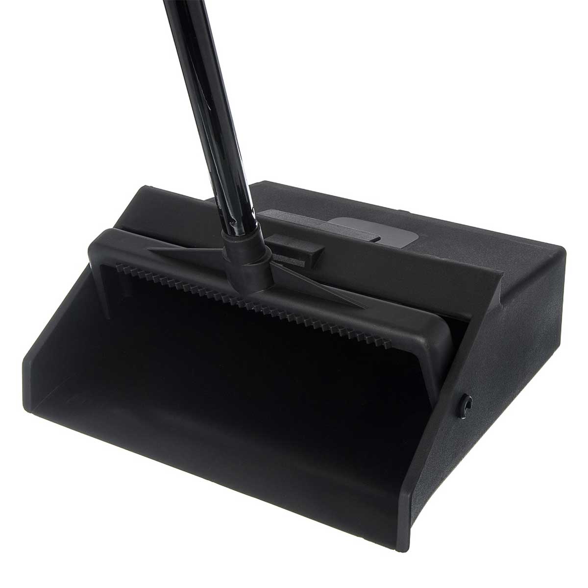 Carlisle 36141003 Duo Pan Plastic Lobby Pan with Metal Handle - 30 Inch Black Commercial Food Service Tray for Restaurants, Hotels, and Cafeterias