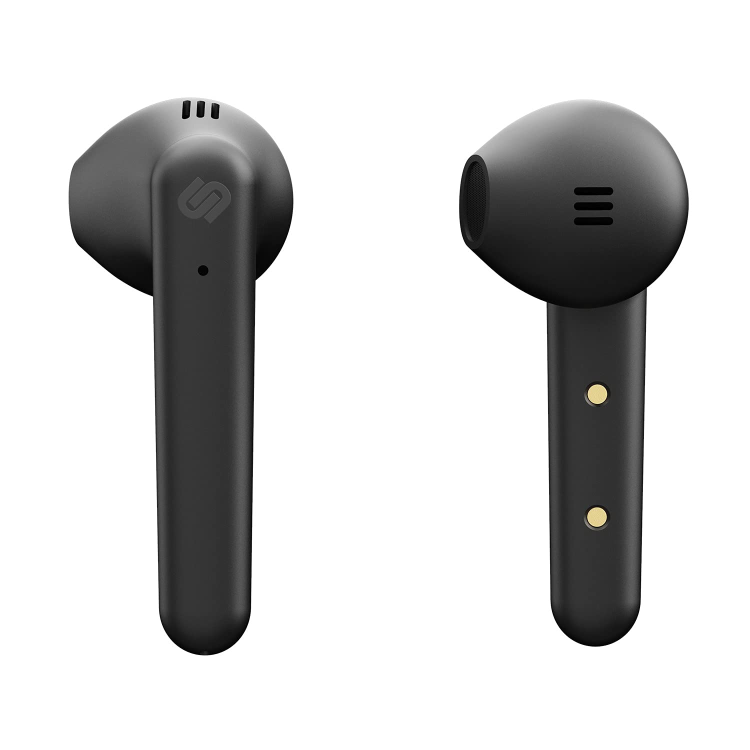 Urbanista Stockholm Plus True Wireless Earbuds with Microphone - Bluetooth 5.0, 32H Playtime, IPX4 Waterproof, Touch Control (Midnight Black) - Perfect for Workouts, Commuting & Travel