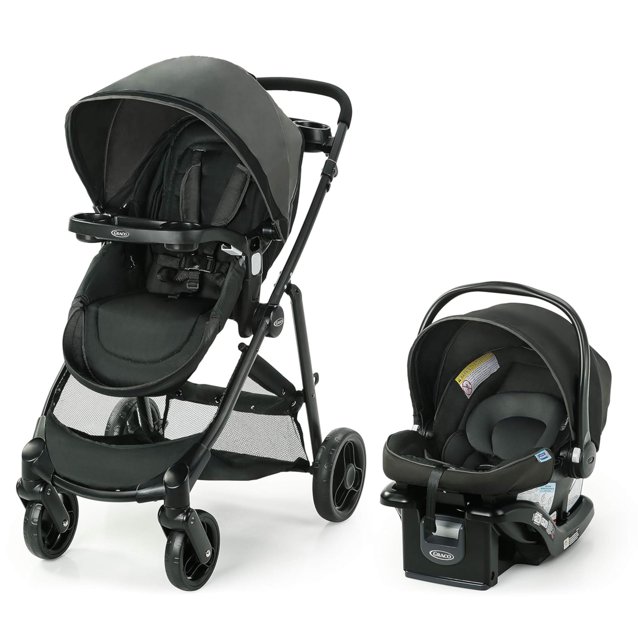 Graco Modes Element Travel System - Lightweight Stroller & Infant Car Seat Combo | Safe & Convenient Baby Travel Gear for Newborns to Toddlers | Perfect for Daily Walks, Shopping Trips & Family Outings