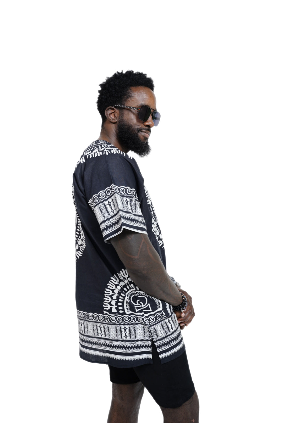 African Print Unisex Dashiki Shirt for Men & Women | Traditional Ankara Cotton Tunic Top | Perfect for Festivals, Concerts, Cruises & Outdoor Events | DP3578