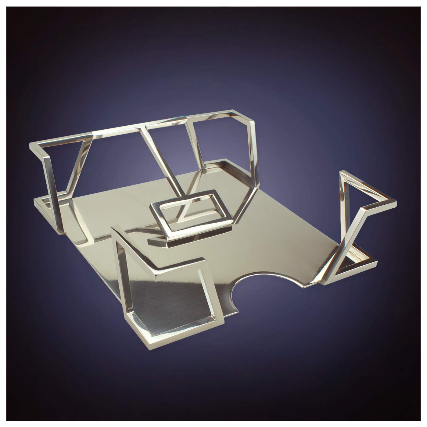Modern Stainless Steel Mirror Polish Napkin Holder MR116 - Elegant Dinner & Luncheon Napkin Dispenser Organizer - Perfect for Christmas, Thanksgiving & Holiday Gifting - Ideal for Dining Tables, Restaurants & Home Decor