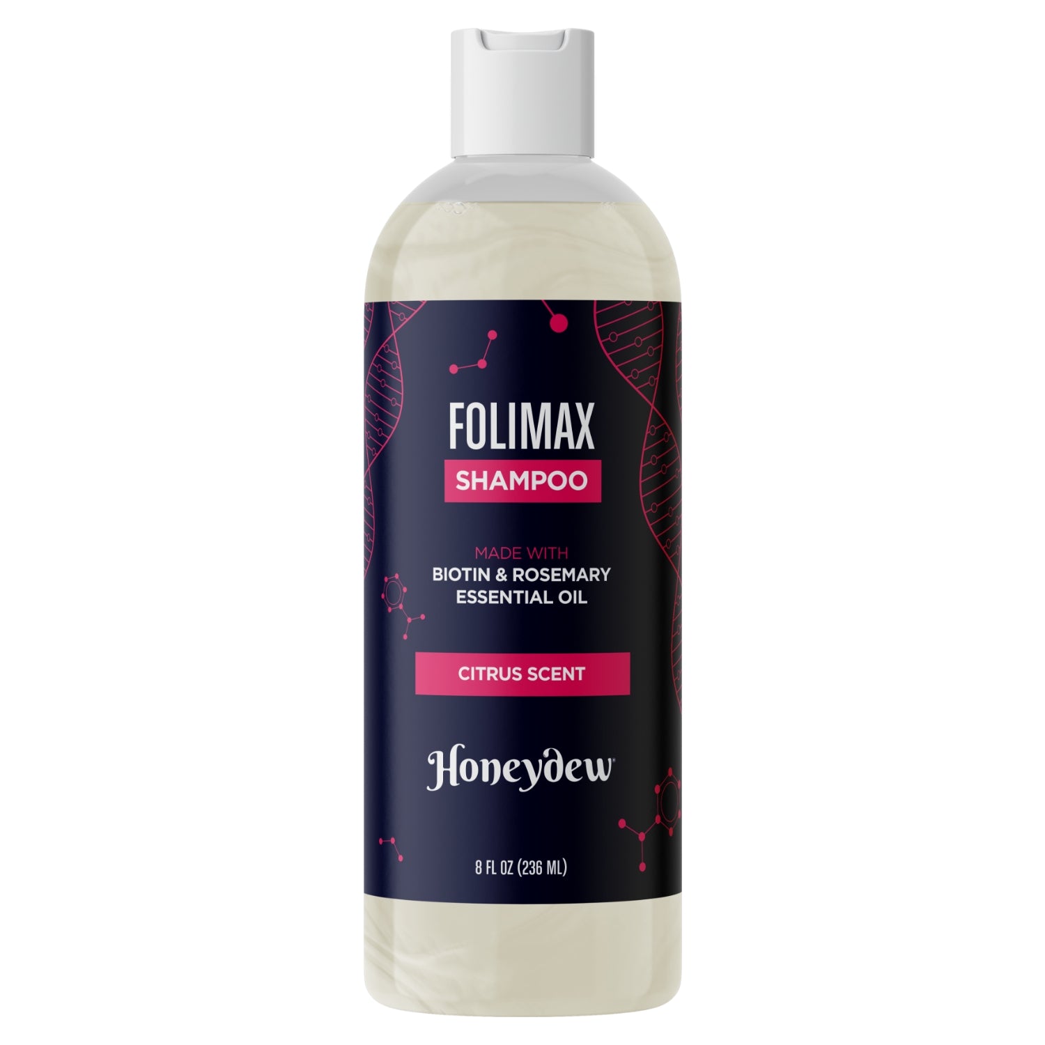 Folimax Citrus Rosemary Shampoo for Hair Growth & Scalp Care - Refreshing Natural Shampoo for Dry, Damaged Hair - Perfect for Daily Use & Salon Results at Home