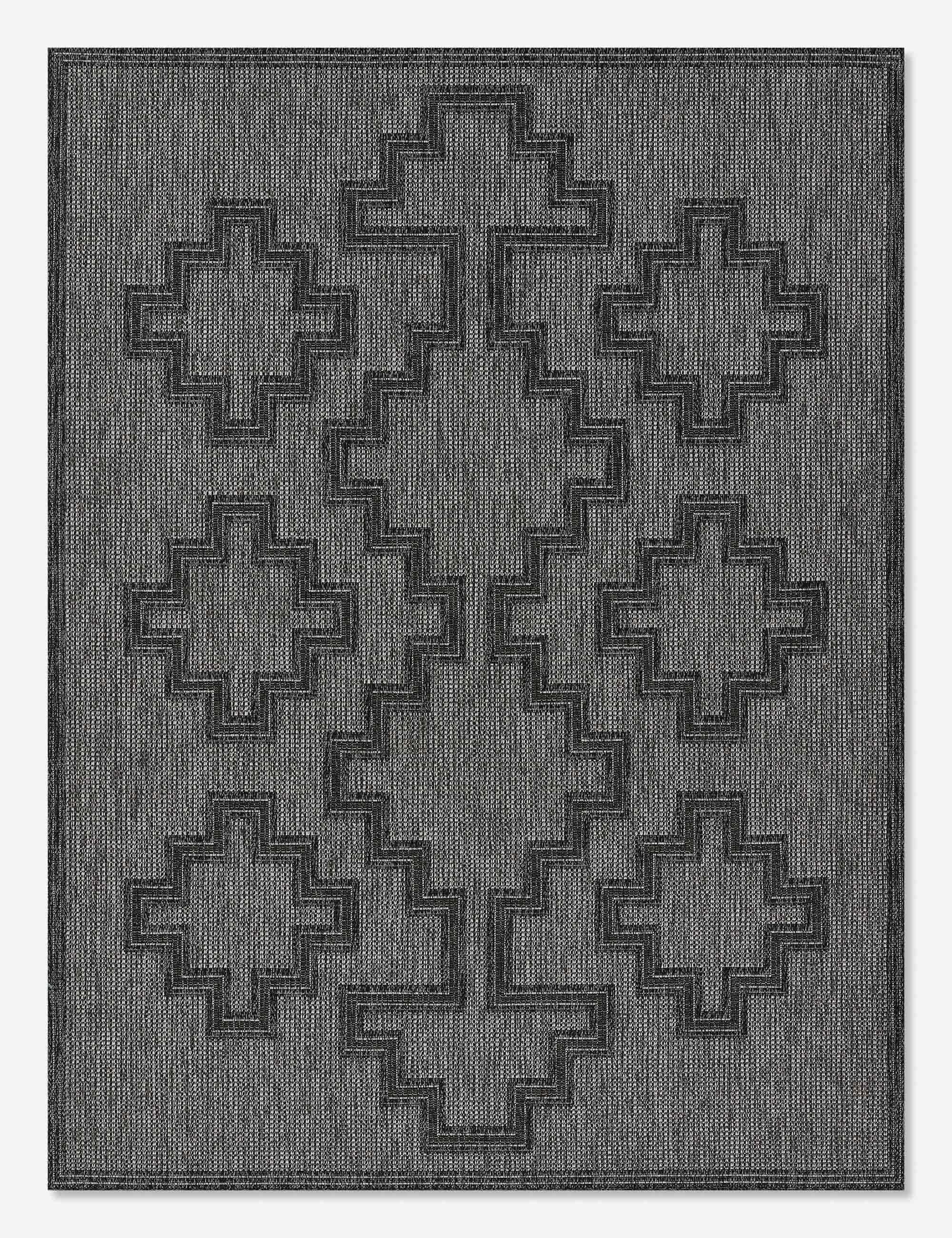 Stylish Chiaro Indoor Outdoor Rug - Waterproof & Durable - Perfect for Patio, Deck, Living Room & Bedroom