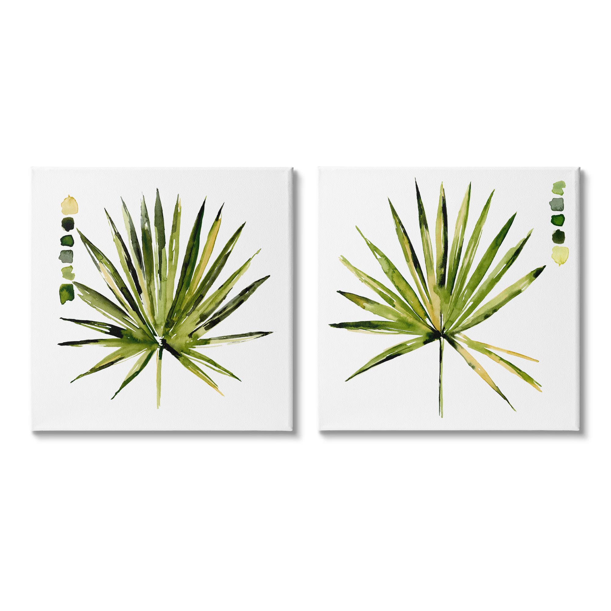 Stupell Industries Spiky Aloe Palm Plant Paint Hue Guide by Jennifer Paxton Parker - Perfect for Home Decor, Wall Art & Interior Design Inspiration