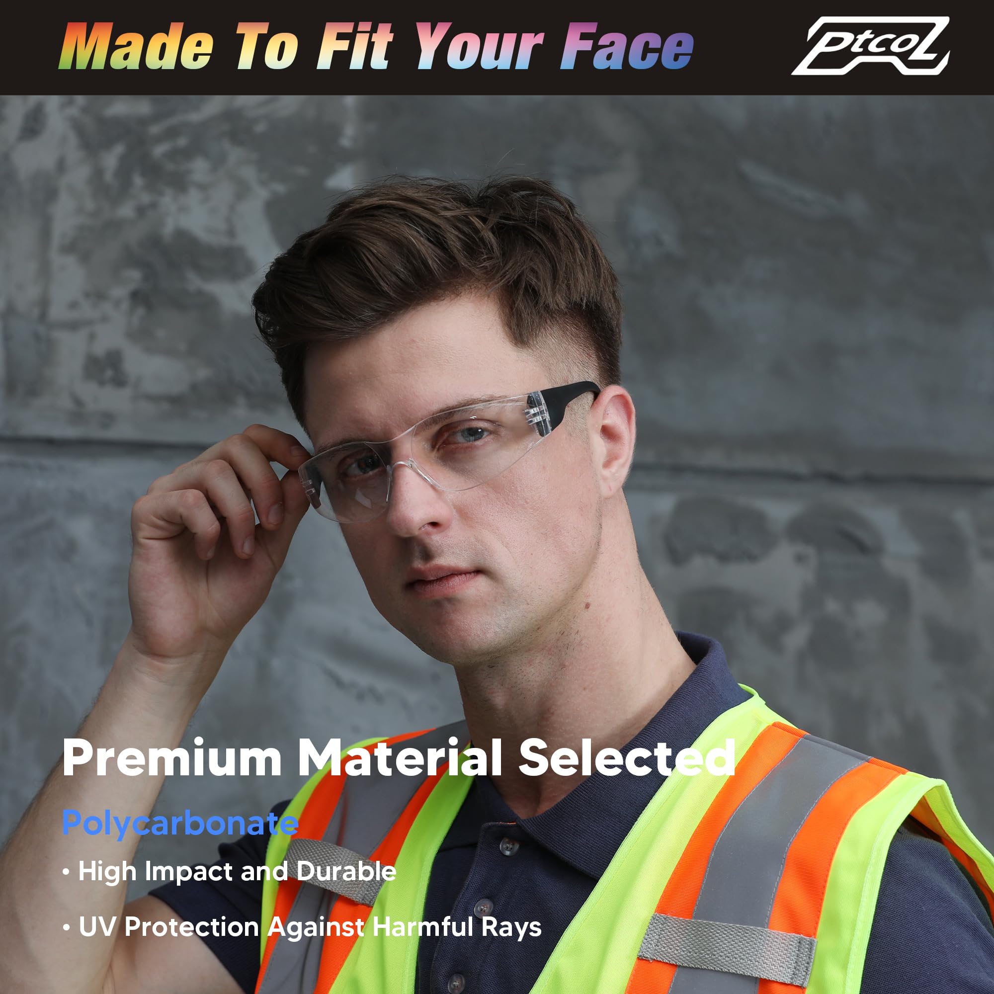 28 Pack Black Frame Safety Glasses - ANSI Z87.1 Certified, Anti-Scratch, Impact Resistant Clear Lens Protective Goggles (24+4 Bulk Pack) for Construction, Shooting, Laboratory, Woodworking & DIY Projects