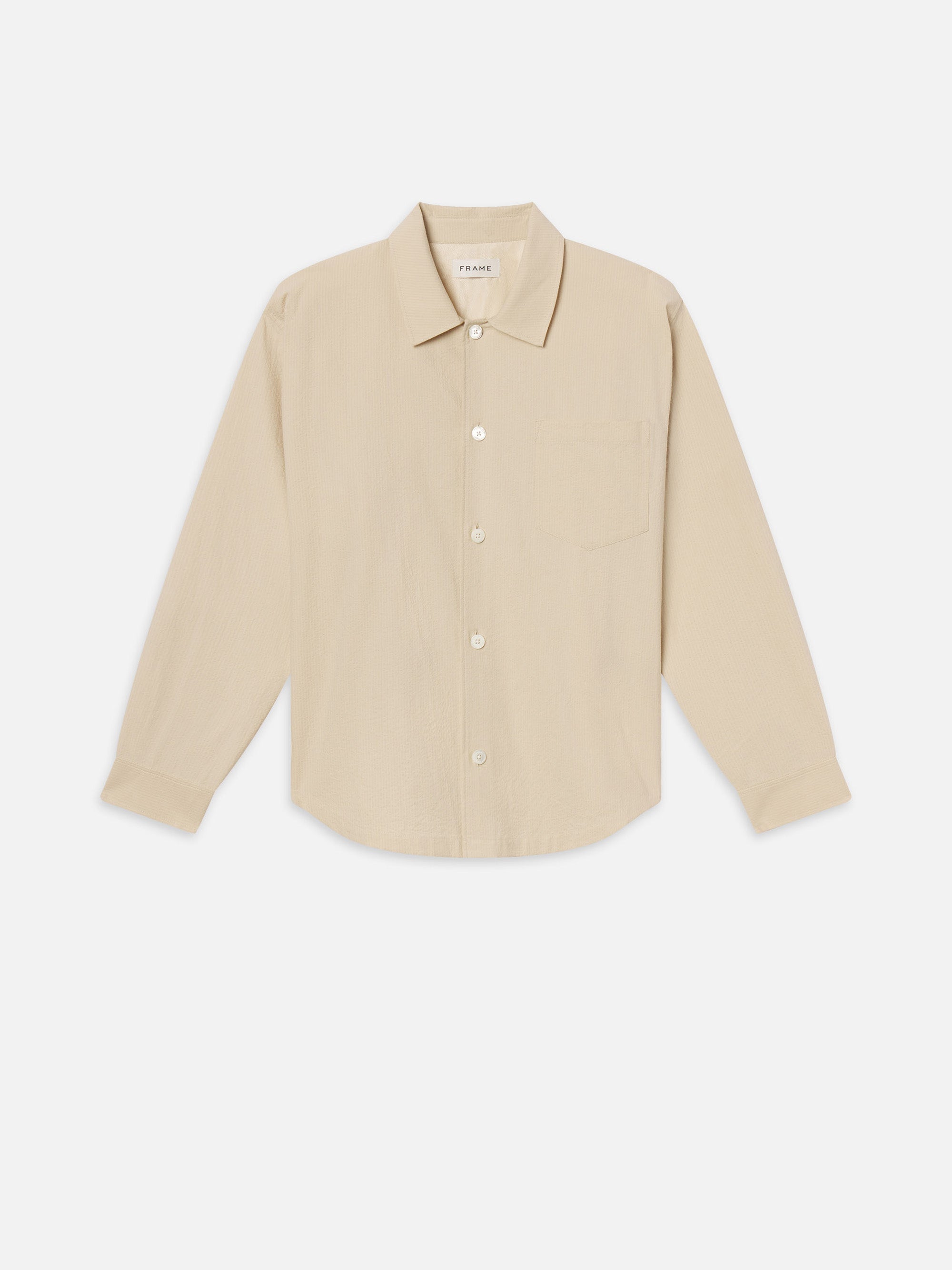 Breathable Seersucker Shirt for Men - Natural Cotton Summer Casual Wear - Perfect for Beach, Office & Outdoor Activities