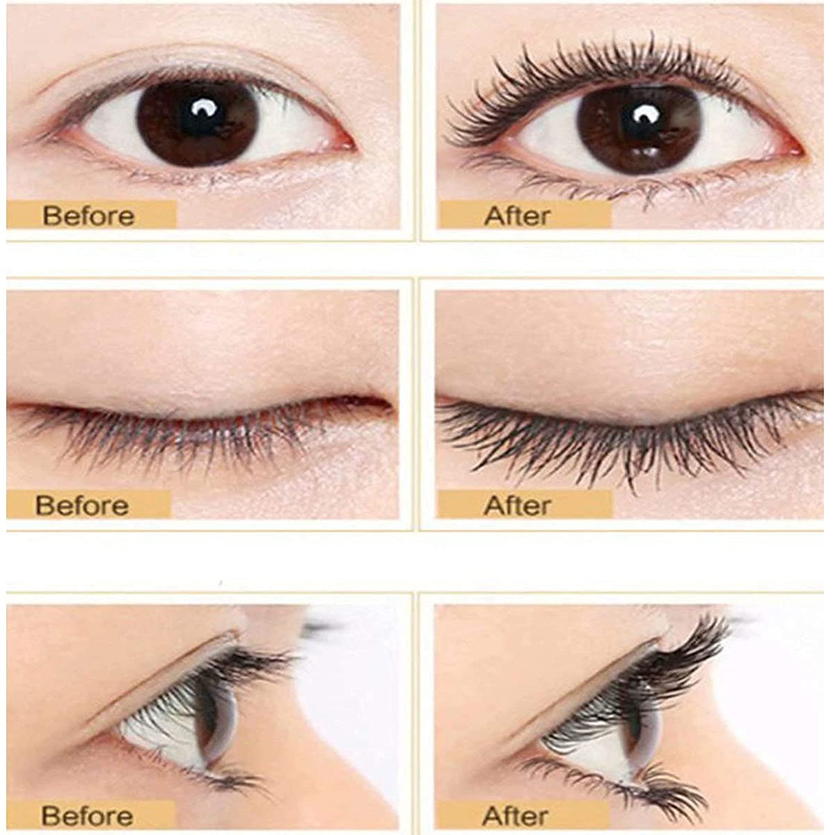 4D Silk Fiber Lash Mascara - Waterproof & Smudge Proof Volumizing Mascara for Longer, Thicker Lashes - Natural No Clumping Eyelash Extension Kit (2 Pack) - Perfect for Daily Wear, Night Out & Special Occasions