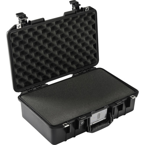 Pelican 1485Air Carry On Waterproof Hard Case with Foam Insert - Black - Perfect for Travel, Photography Equipment & Electronics Protection