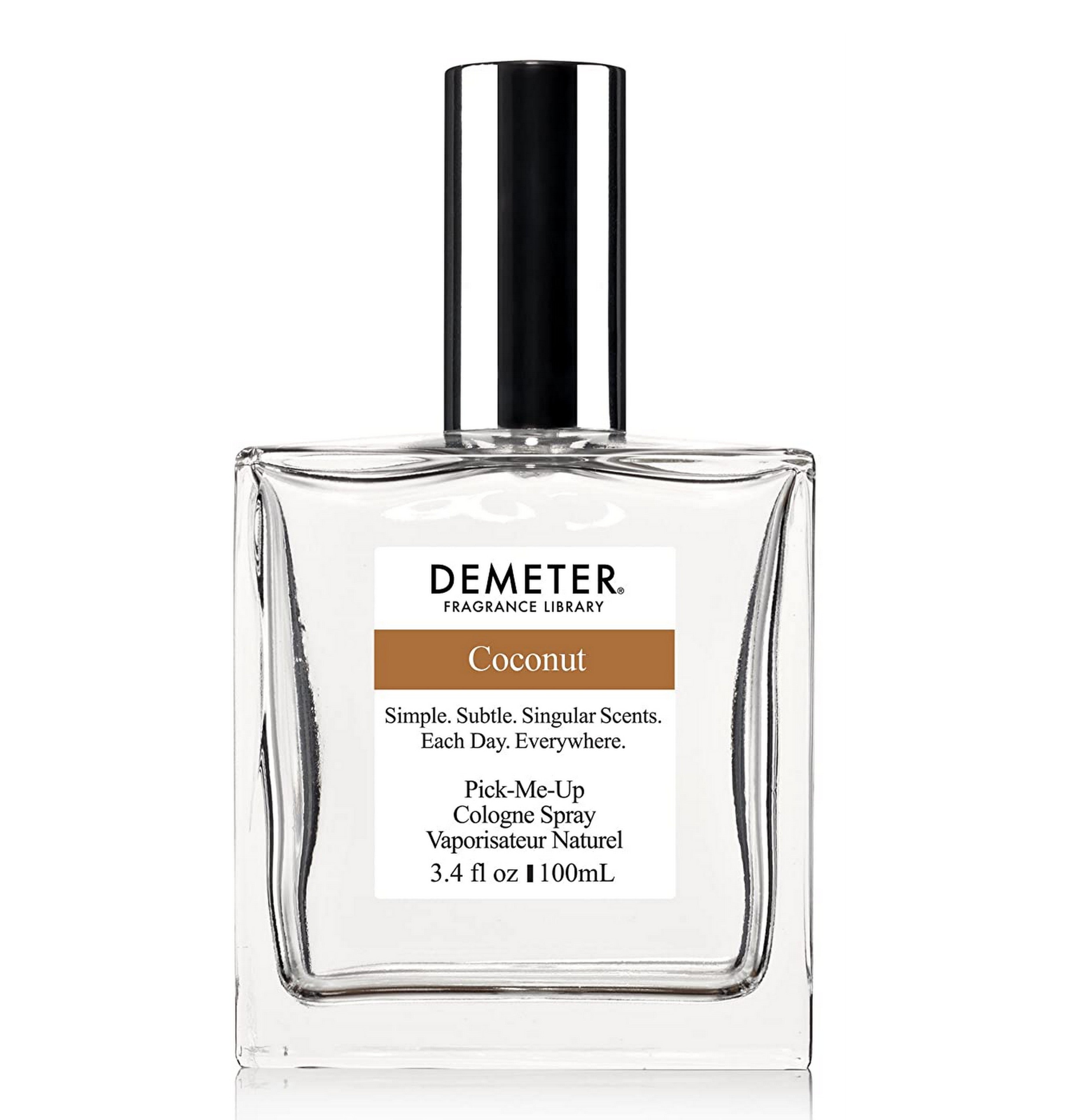 Demeter Coconut Cologne Spray - 3.4 oz / 100ml Fresh Tropical Scent for Men & Women - Perfect for Summer, Beach Vacations & Everyday Wear