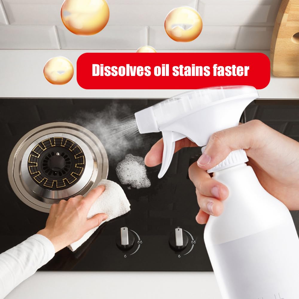 2-Pack Heavy Duty Foam Degreaser & Oven Cleaner - Multi-Purpose Kitchen Cleaner for Stove, Grill, Grease & Oil (2 x 60ml) - Ideal for Deep Cleaning Ovens, Range Hoods, BBQ Grills & Kitchen Appliances