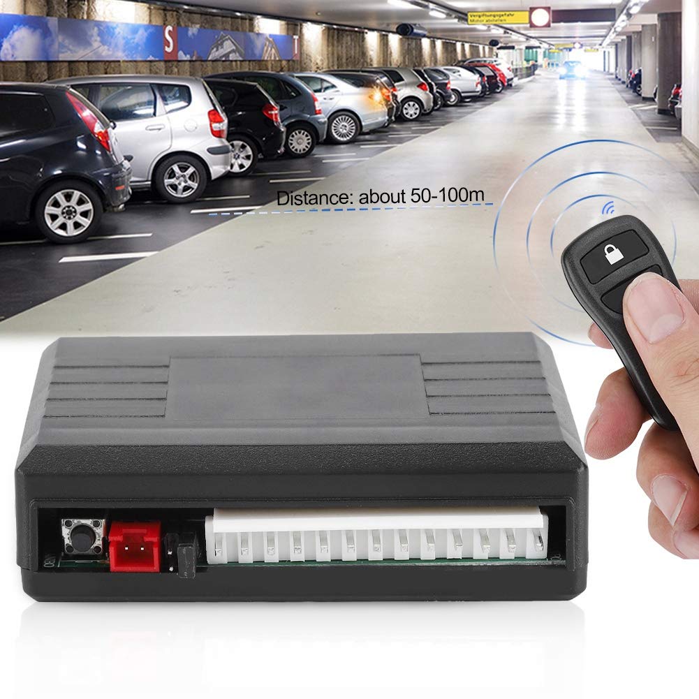 Universal Car Keyless Entry System - Central Locking Kit with Remote Control for Easy Door Locking | Ideal for Vehicle Security & Convenience