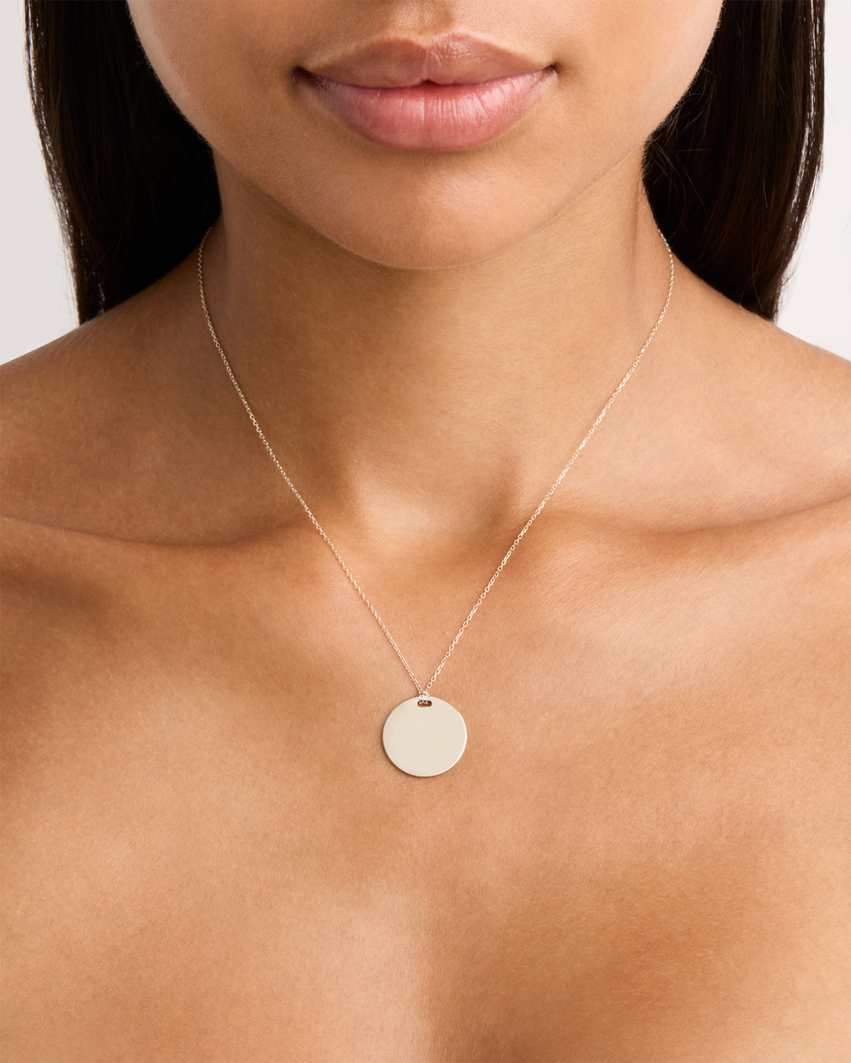 Forever and Always Engravable Sterling Silver Large Necklace - Perfect for Anniversaries, Weddings & Special Gifts