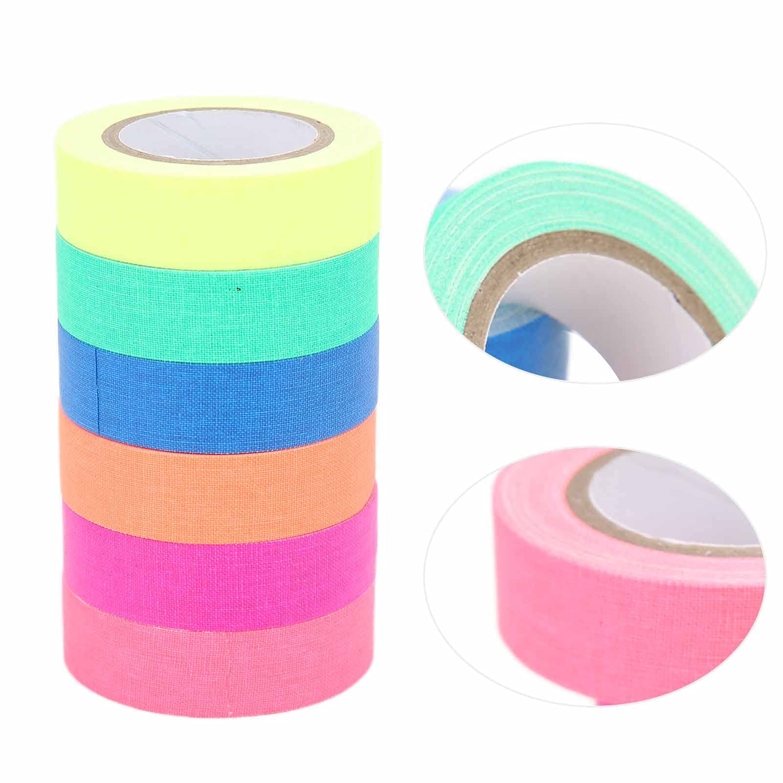6Pcs Mixed Color Cotton Ribbon Bias Tape - 1/2 Inch Folded Bias Binding for Sewing, Quilting & DIY Crafts - Perfect for Gift Wrapping, Masking & Fabric Edging - High Quality Cotton Tape for Professional & Home Use
