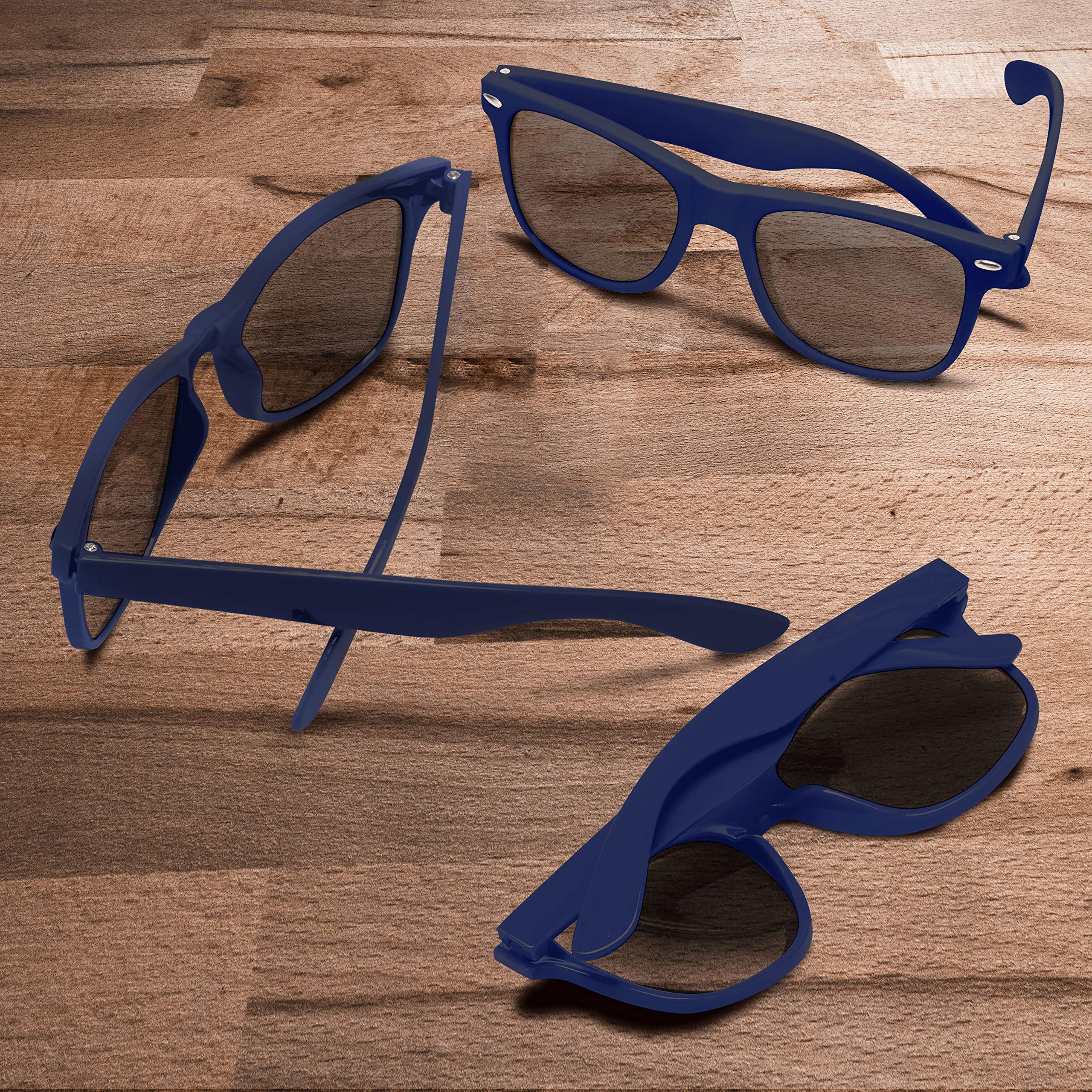 Discount Promotions Sunglasses - Plastic Tahiti Glasses - Classic Style UV Protection Sunglasses for Men & Women - Perfect for Beach, Driving & Outdoor Activities
