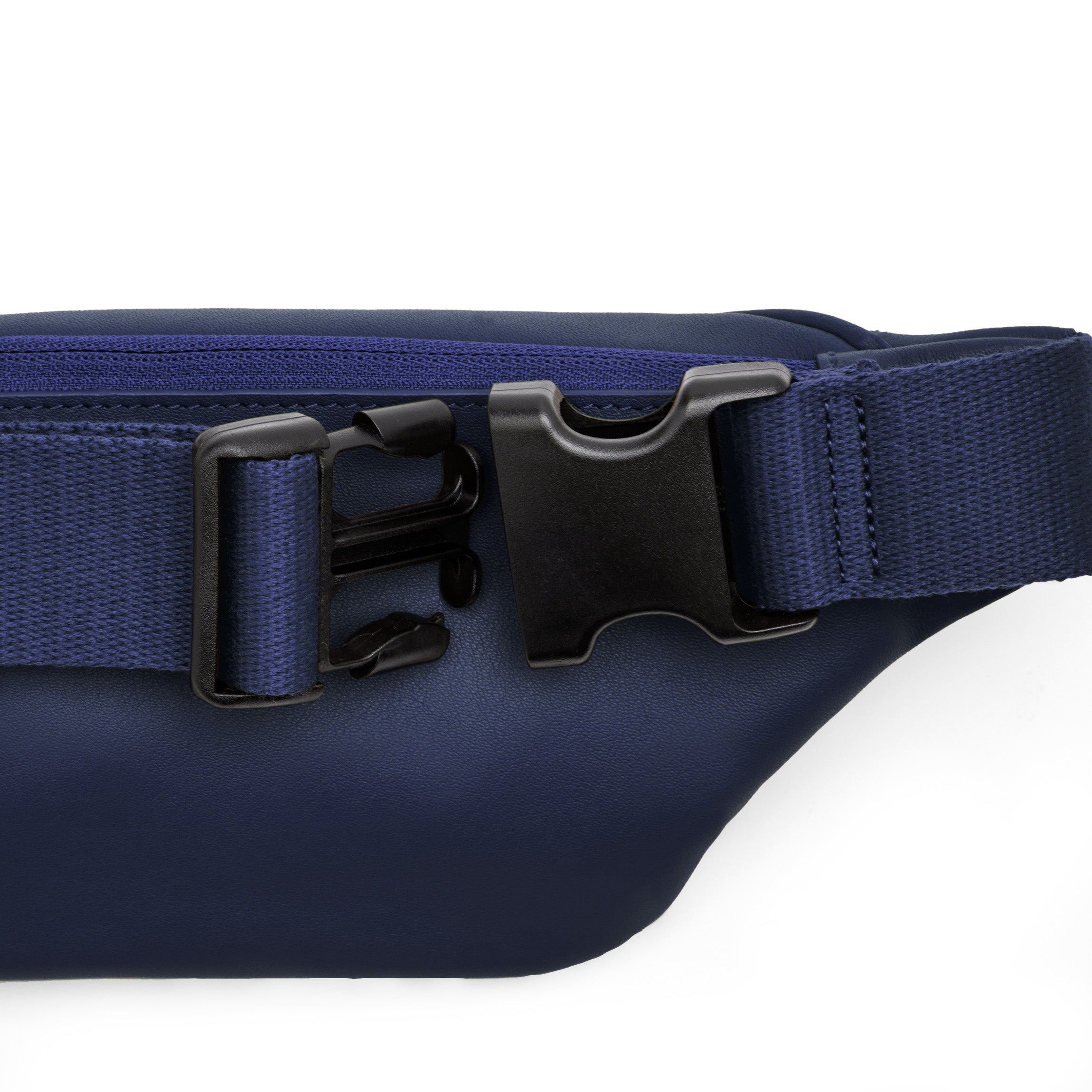 Blake Slim Belt Bag for Women & Men - Adjustable Waist Pack Fanny Pack - Navy Blue Crossbody Bag for Running, Hiking, Travel & Everyday Use