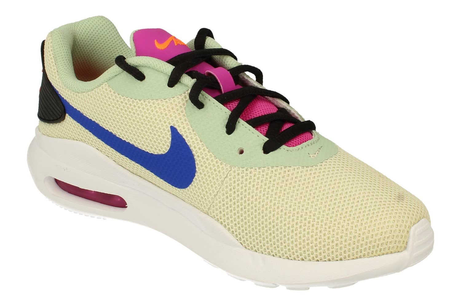 Nike Women's Air Max Oketo ES1 Running Shoes - Lightweight Trainers for Jogging & Gym Workouts (Size UK 4 / US 6.5 / EU 37.5, Fossil Hyper Blue/Fire Pink) - Perfect for Running, Training & Casual Wear