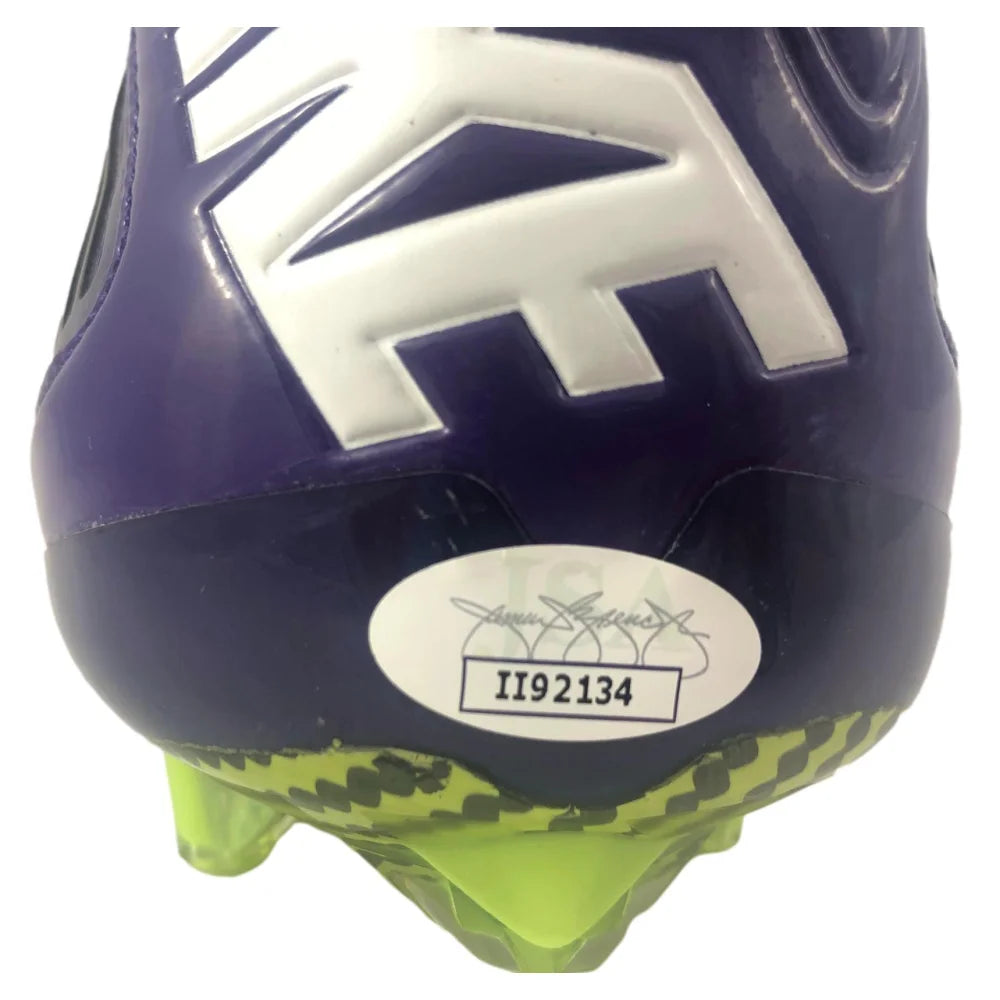 Jacob Eason Autographed Football Cleat - Washington Huskies & Indianapolis Colts Signed with JSA COA - Perfect for Sports Memorabilia Collectors and Fans