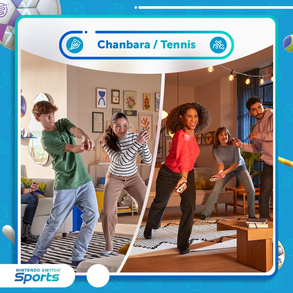 Nintendo Switch Sports - Nintendo Video Game - Italian Edition - Physical Card Version - Fun Multiplayer Sports Games for Family & Friends