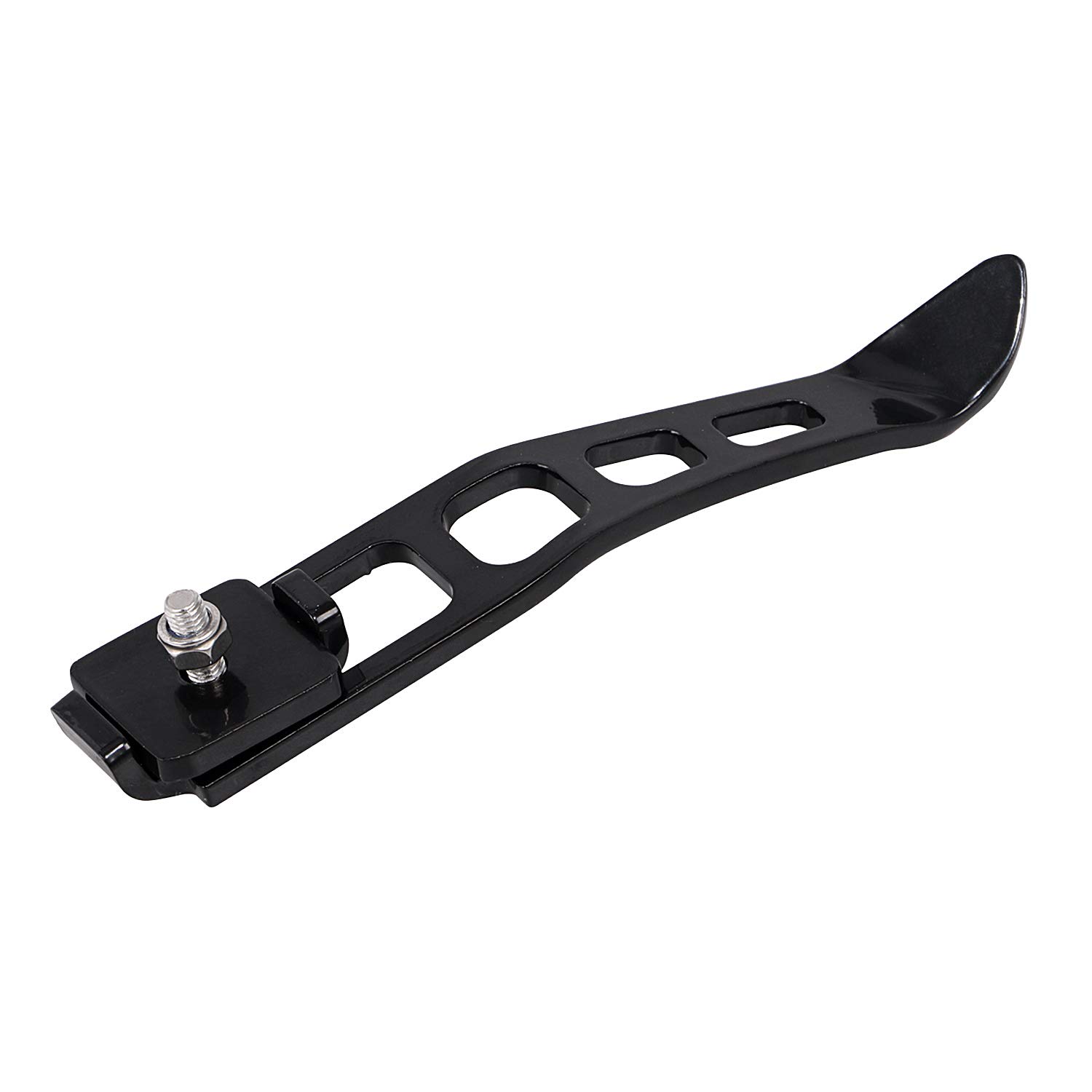 Harley Dyna Super Glide Custom FXDC Kickstand Extension Kit (2007-2014) - Black Motorcycle Accessories for Enhanced Stability & Parking Safety - Perfect for Uneven Surfaces & Long Rides