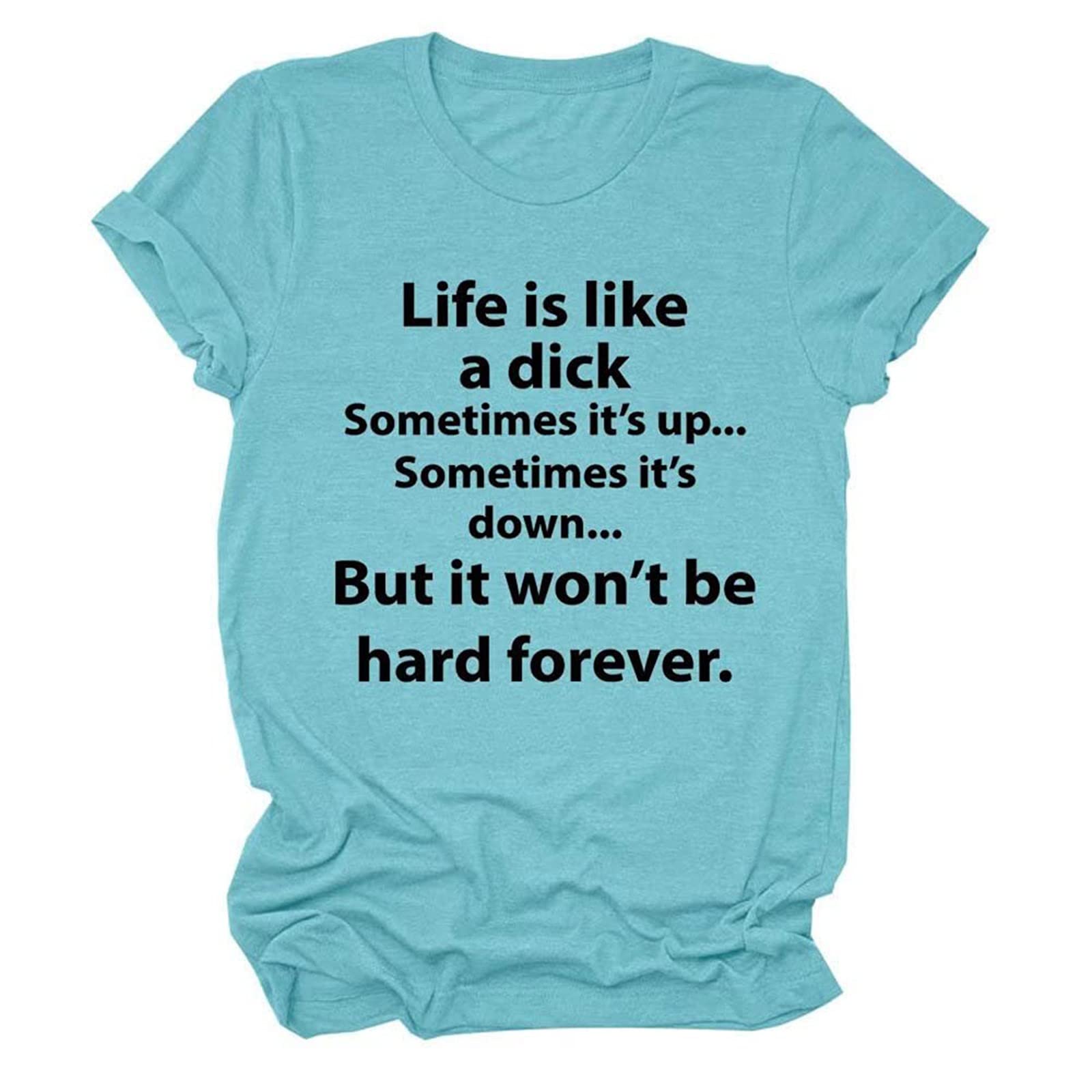 Women's Casual Short Sleeve Crewneck T-Shirt - Trendy Letter Print Summer Top for Everyday Wear | Perfect for Outings, Work & Vacation