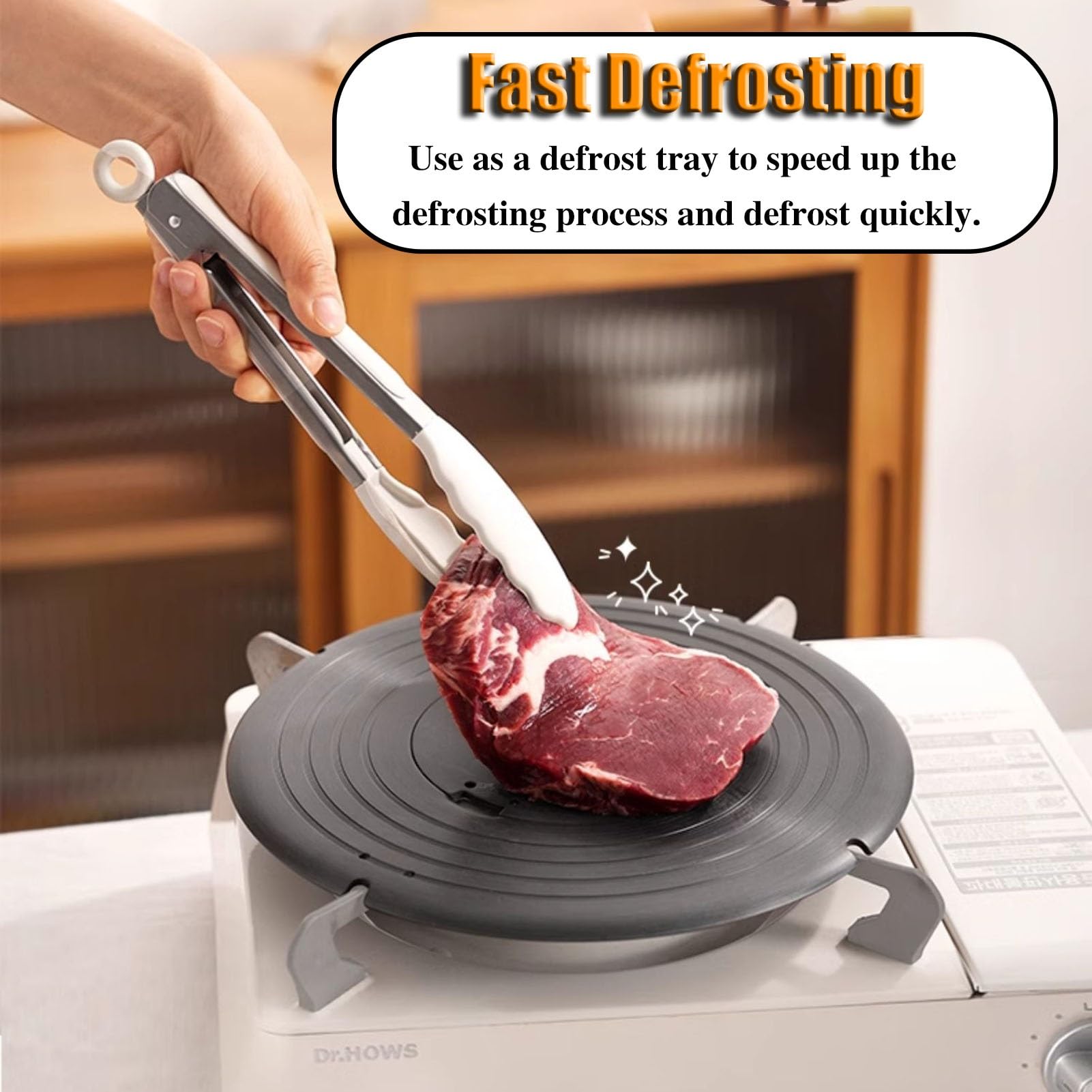 **Detachable Heat Diffuser Plate for Gas Stove & Grill – Non-Stick Coating, Even Heat Distribution, Aluminum Shield – Perfect for Simmering, BBQ, and Stovetop Cooking**