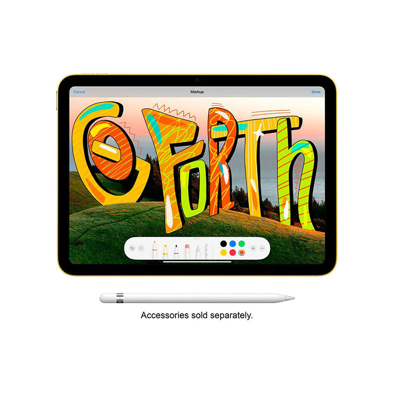 Apple iPad 10th Generation 10.9-inch Wi-Fi 64GB Silver - Perfect for Work, Study & Entertainment