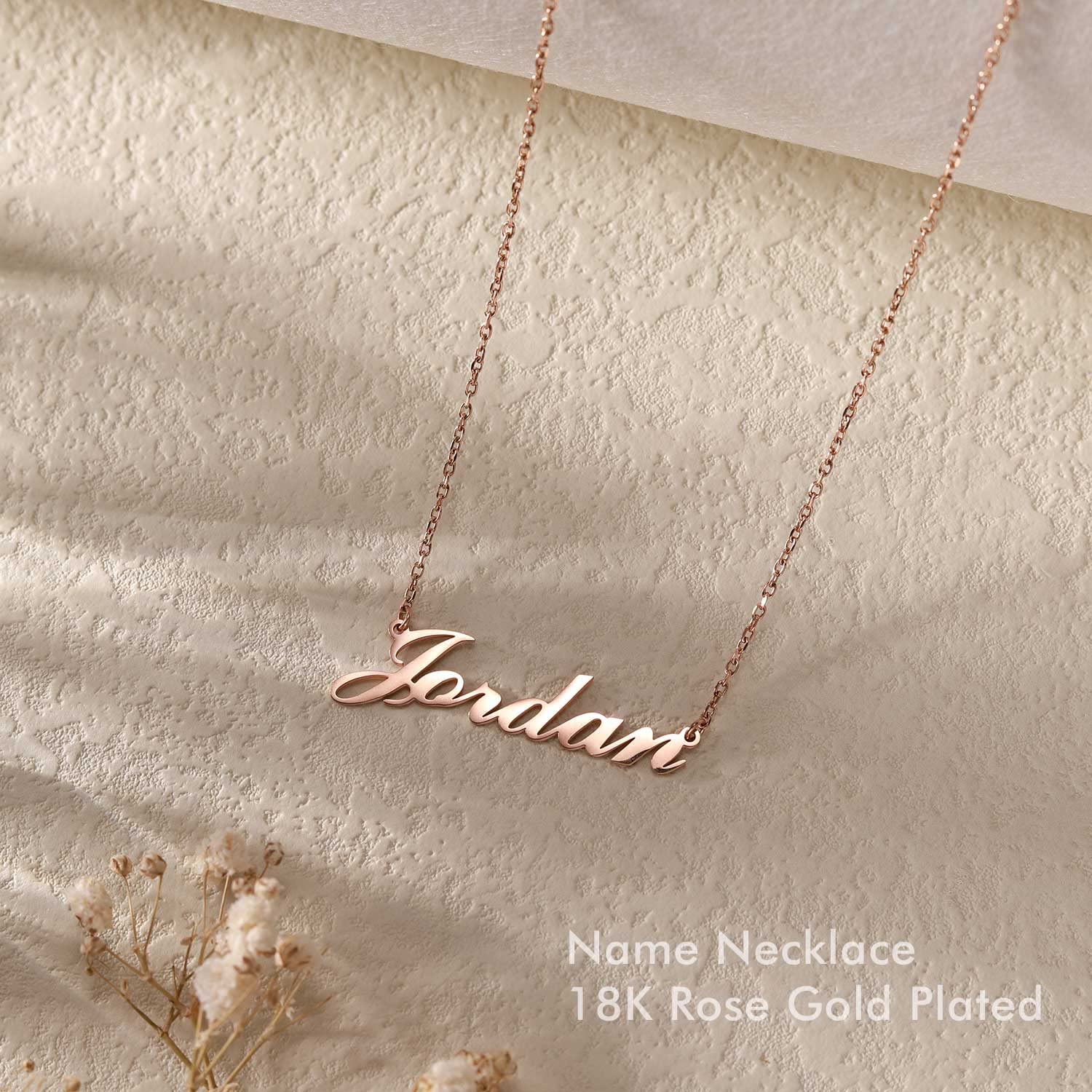 Custom Name Necklace for Women - 18K Gold Plated Personalized Layered Name Necklace - Birthday Gift for Her, Anniversary Present, Mother's Day Jewelry - Perfect for Everyday Wear, Date Nights & Special Occasions