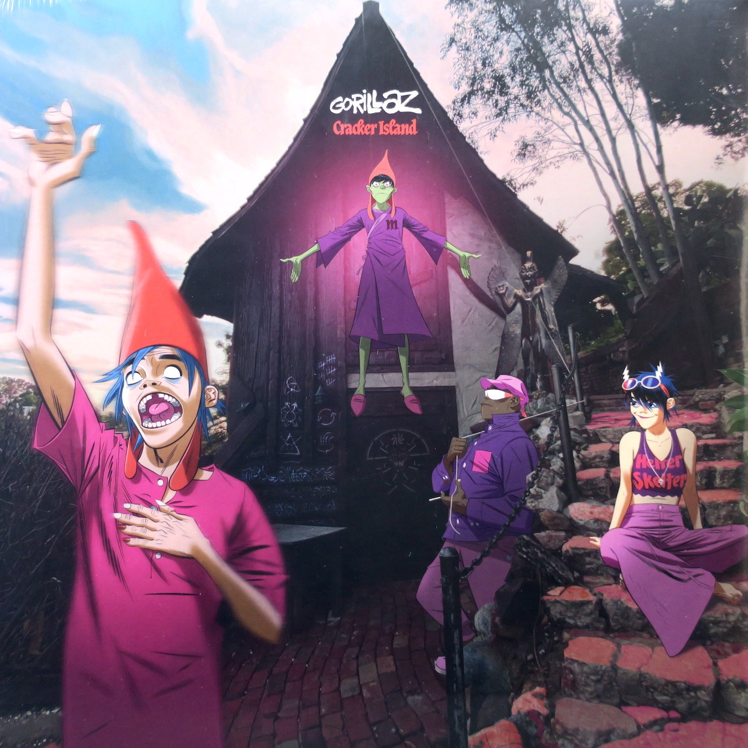 Gorillaz 'Cracker Island' Vinyl Record LP - Limited Edition Music Album for Collectors & Vinyl Enthusiasts | Perfect for Home Listening, Gifts & Music Collections