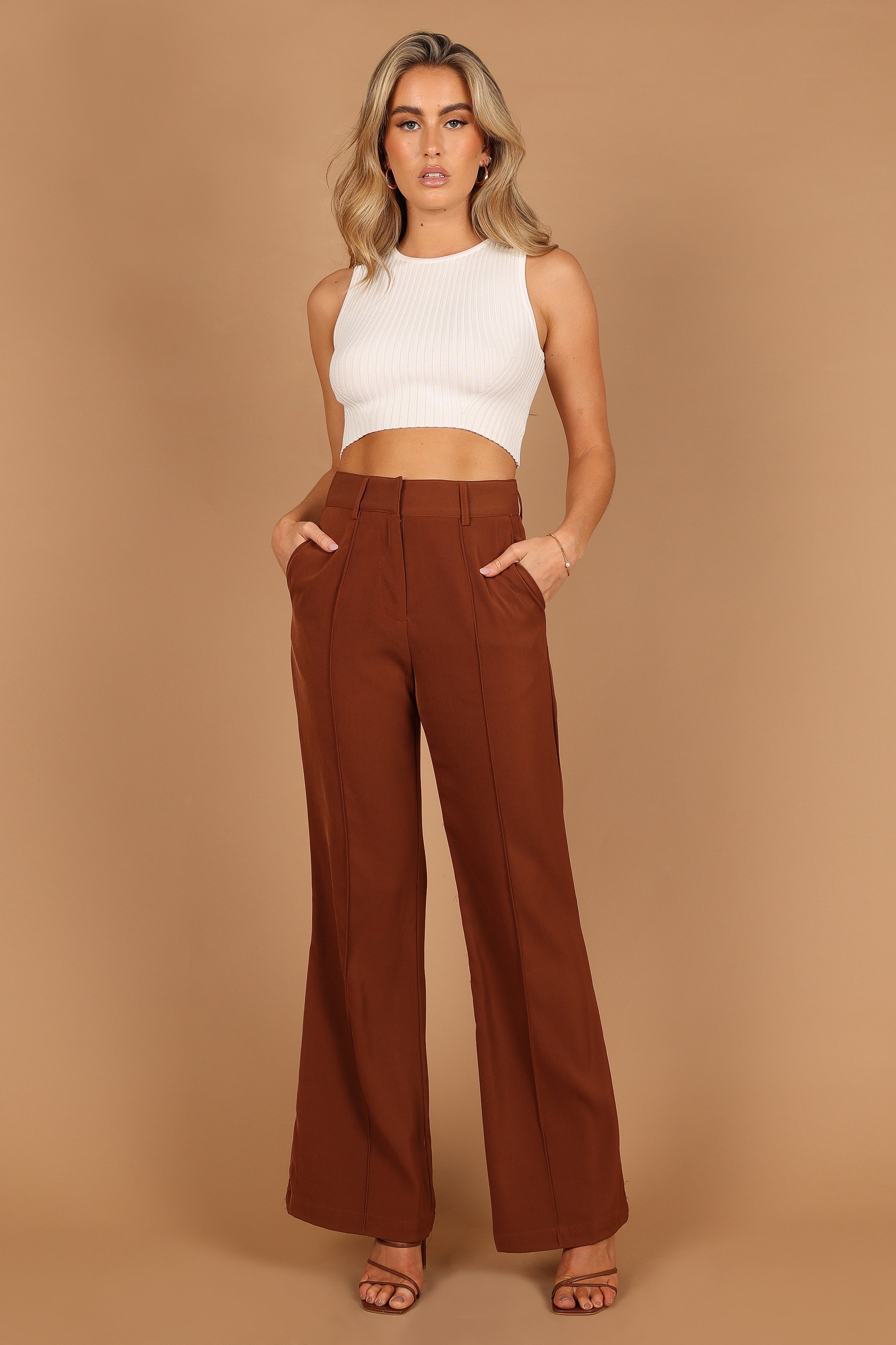 Burland Brown Pants for Men - Comfortable Casual Trousers for Everyday Wear | Perfect for Office, Travel & Outdoor Activities