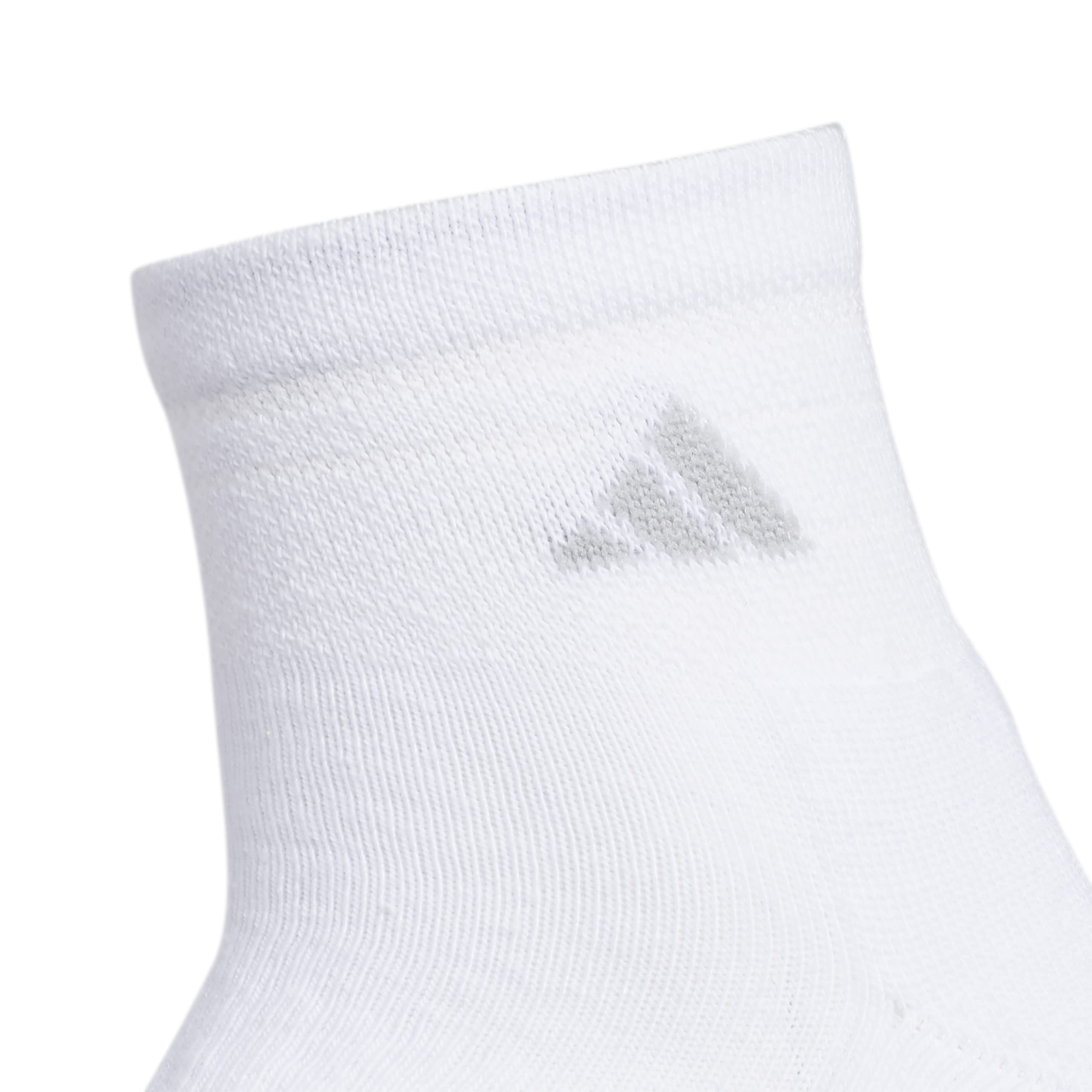 adidas Women's Cushioned Quarter Socks 3-Pack - Breathable Athletic Socks for Running, Workout & Everyday Comfort