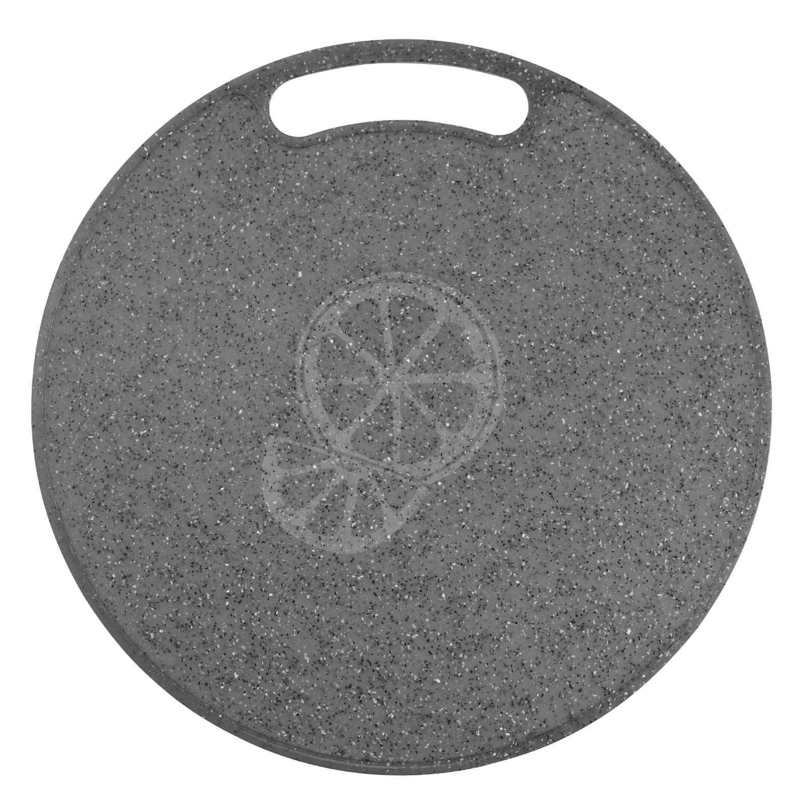 DOITOOL 1Pc Reversible Marble Pattern Plastic Cutting Board - Premium Grey Chopping Board for Kitchen & Restaurant Use, Ideal for Slicing, Dicing & Food Prep