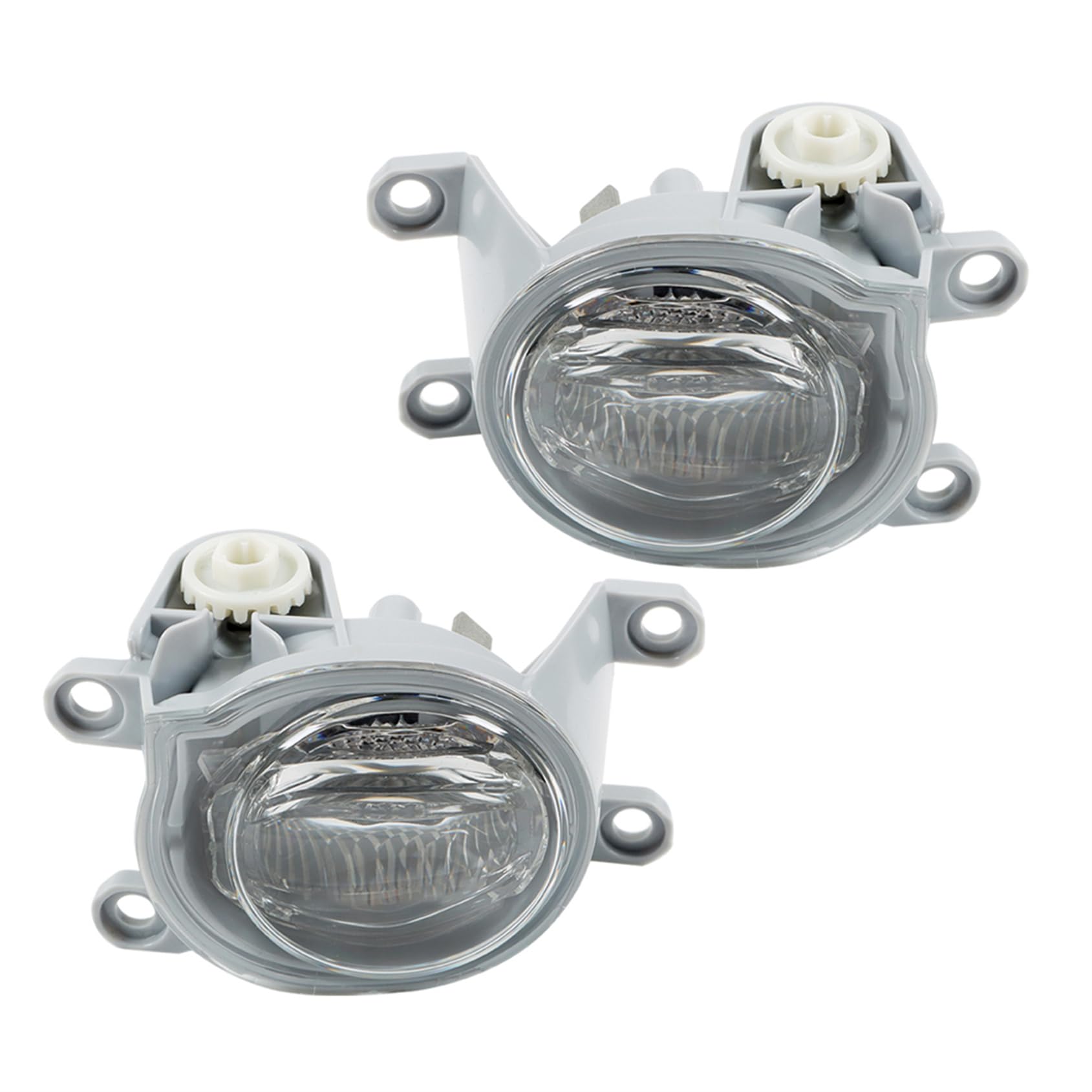 2-Pack Clear Fog Light Assembly with Bulbs & Wiring Kit - Compatible with 2019-2021 Toyota Corolla Hatchback | Durable Replacement for Improved Night Visibility & Style Upgrade