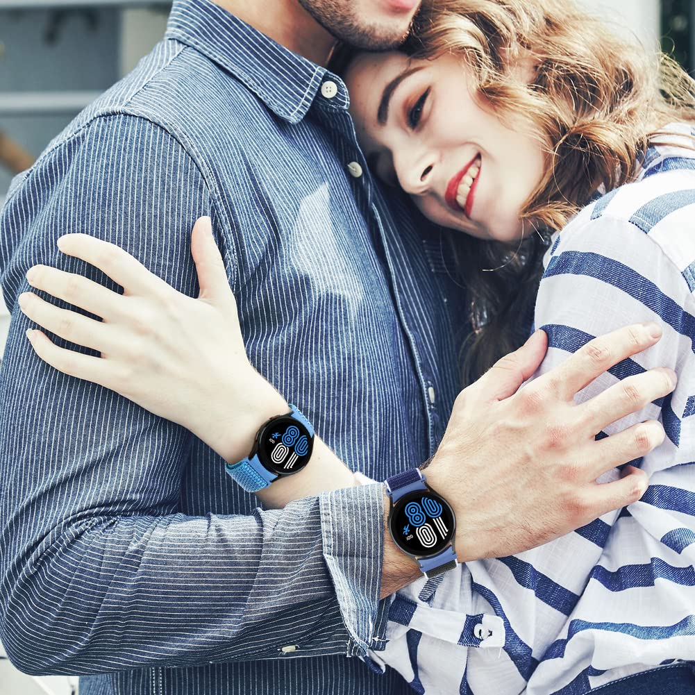 Galaxy Watch 6/5/4 Bands - No Gap Sport Loop Strap for Active Lifestyles