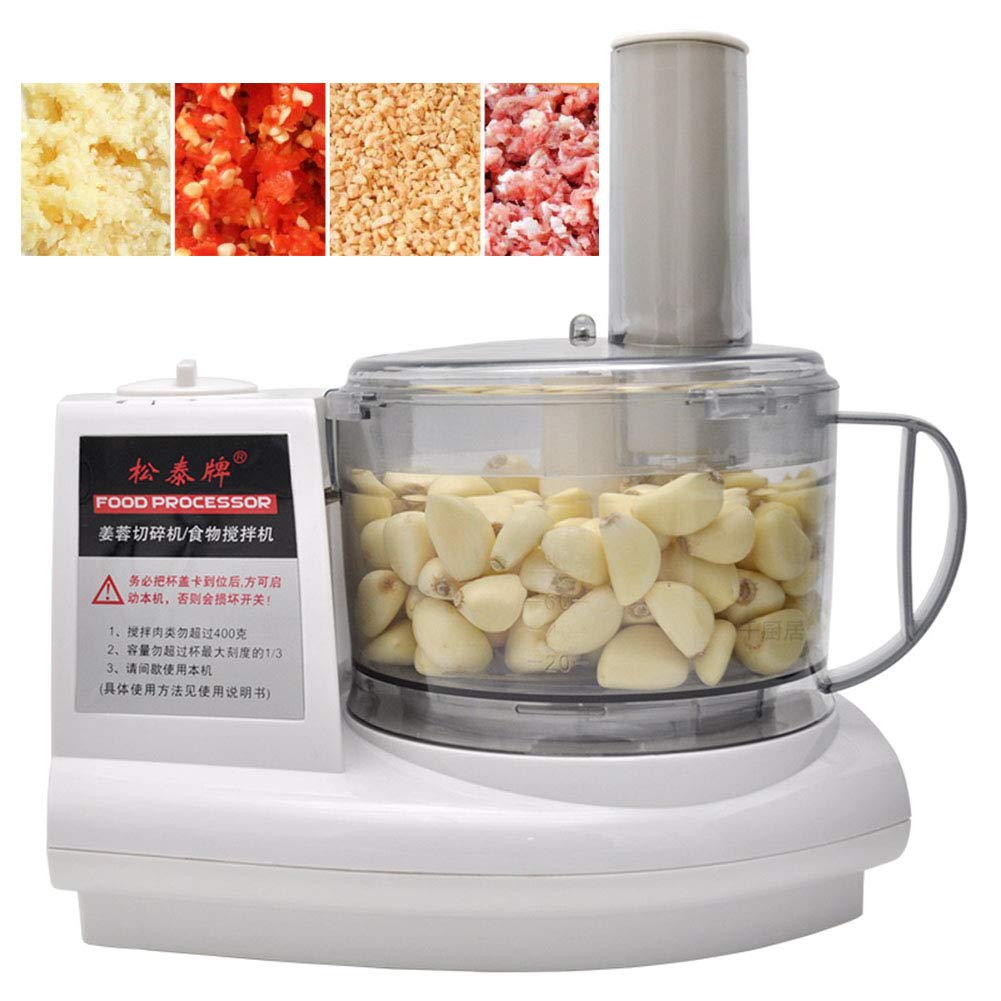 TOPCHANCES 220V 500W Electric Garlic Peeler Machine - Commercial & Household Garlic Peeler, Press, Slicer, Chopper, Crusher & Dicer for Fresh Garlic Cubes - Perfect for Restaurants, Kitchens & Food Prep