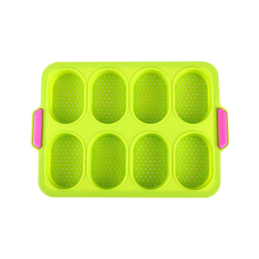 Non-Stick Silicone Baking Pan Set for Muffins & Baguettes - Oven, Microwave & Dishwasher Safe - Perfect for Home Baking, Party Treats & Holiday Cooking