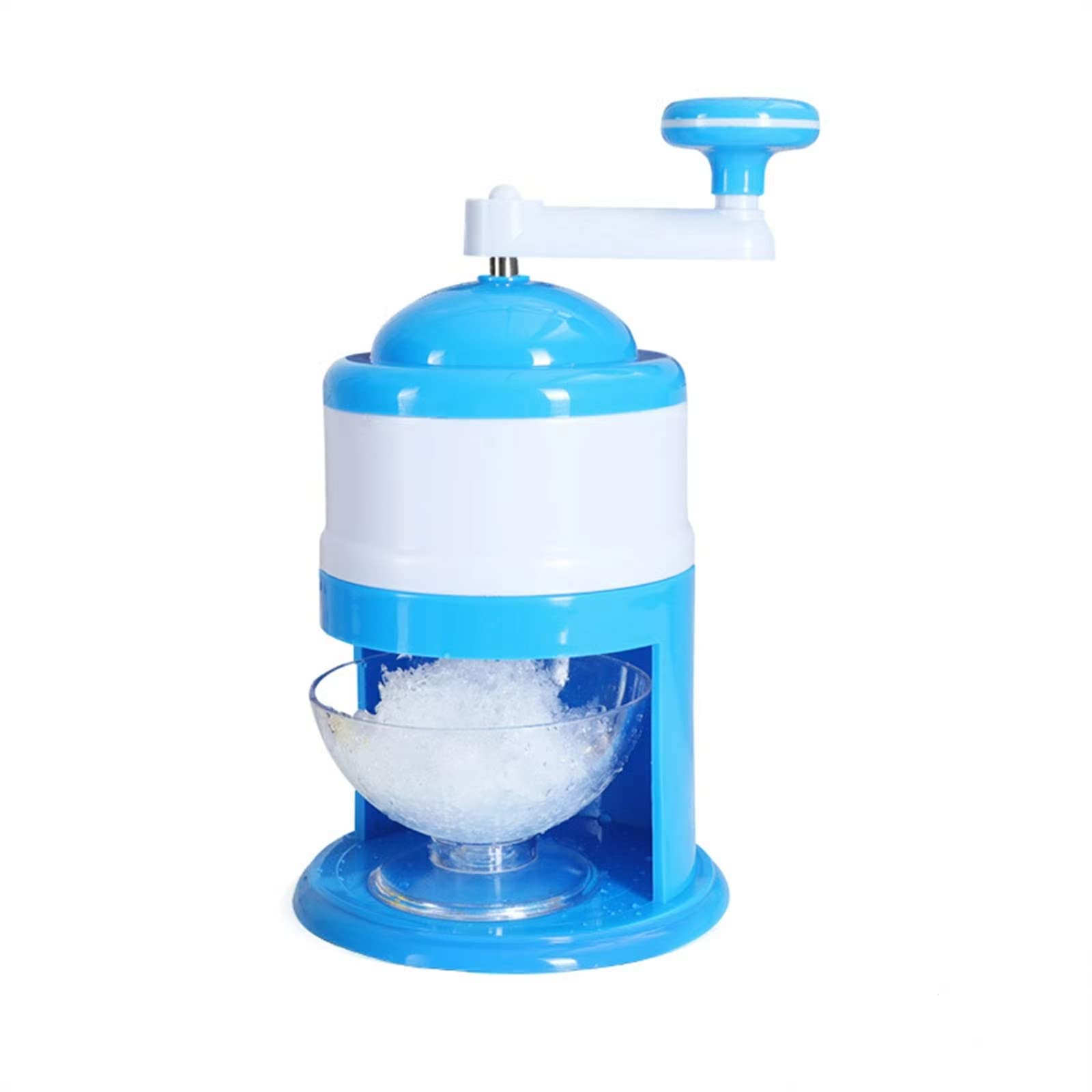 Portable Manual Ice Shaver Machine - Hand Crank Mini Ice Crusher for Smoothies, Cocktails & Desserts - Perfect for Home, Parties & Outdoor Use - Kids & Adults Friendly Household Ice Shaving Tool