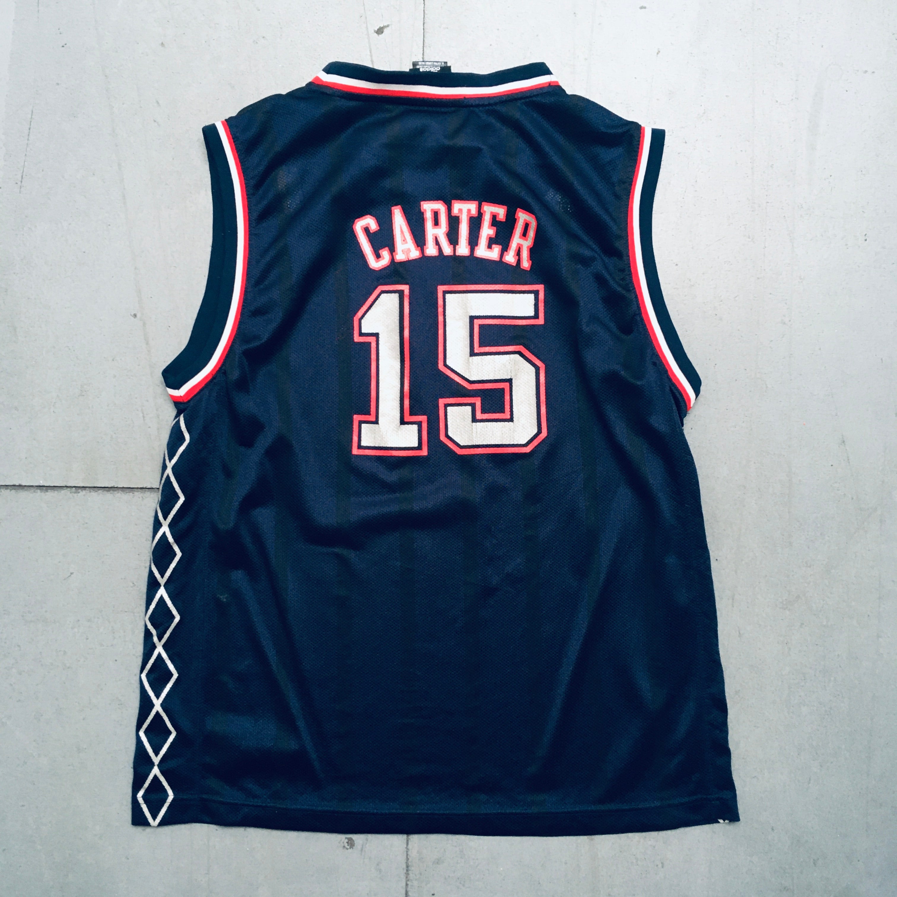 Authentic Vince Carter 2006-07 New Jersey Nets Navy Blue Adidas Jersey Size S | NBA Basketball Fan Gear for Games & Collectibles