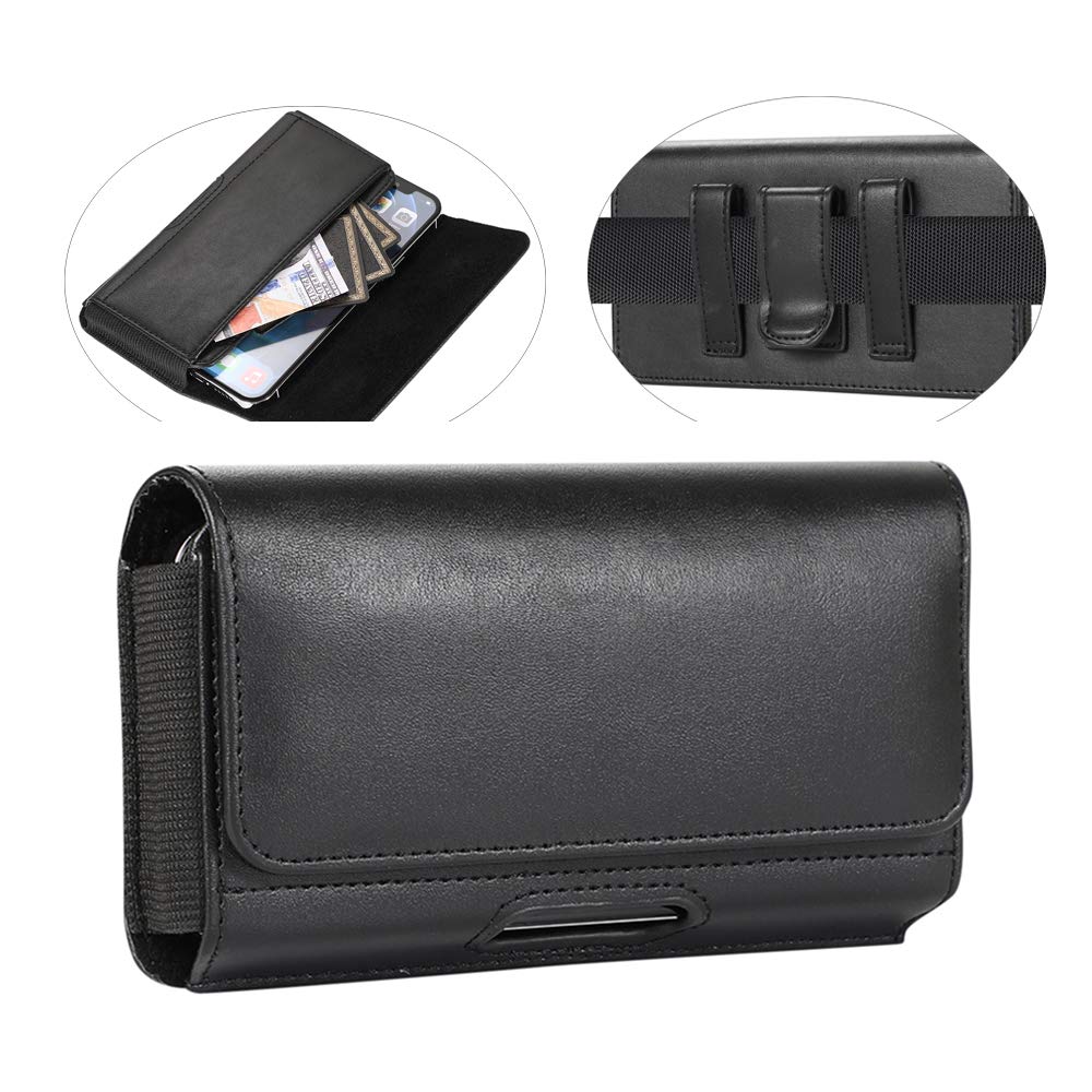 Premium Phone Holster for iPhone 16 Pro Max & Samsung Galaxy - Universal Belt Clip Case Pouch Holder for Galaxy S25/S24/S23 Ultra, A-Series (A16/A14/A13/A06/A05), Moto G 5G (2024/2023), OnePlus Nord N30 - Perfect for Outdoor Activities, Work & Travel